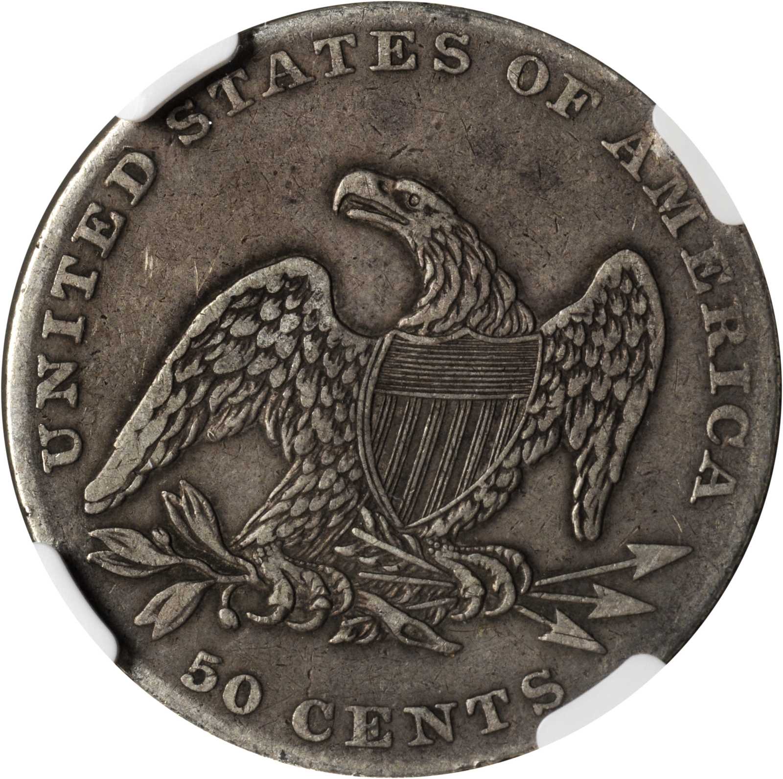 1837 50c Reeded Edge, GR-13 AU50 thumbnail 7