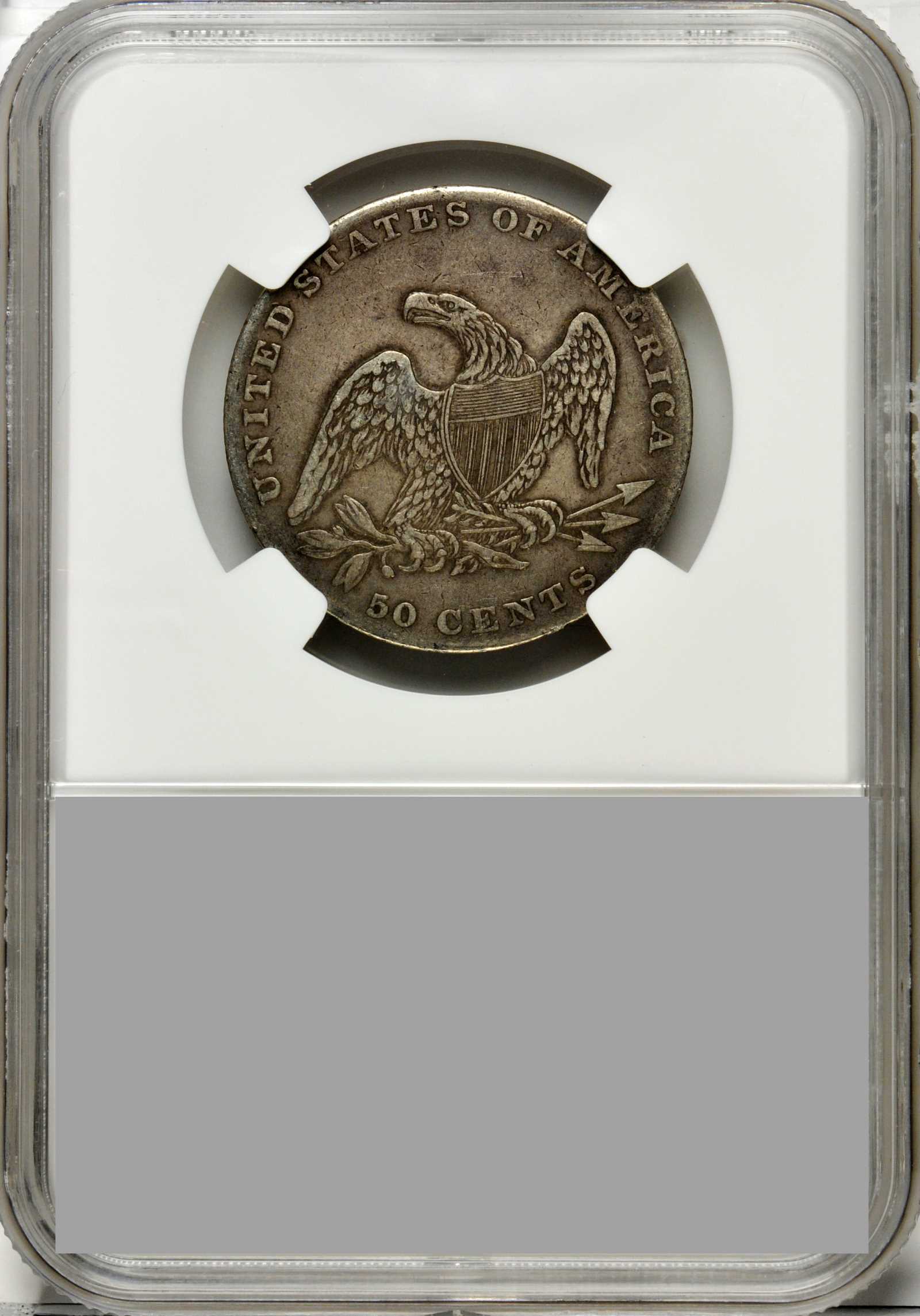 1837 50c Reeded Edge, GR-13 AU50 thumbnail 8