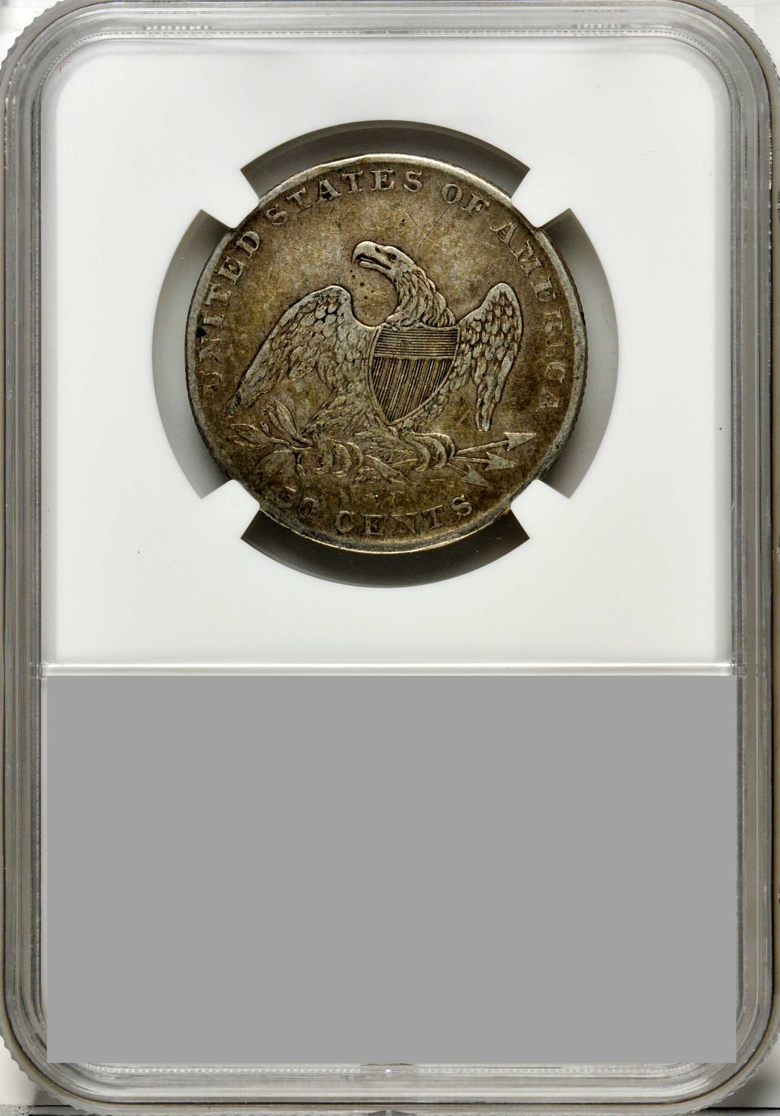 1837 50c Reeded Edge, GR-8 F12 thumbnail 7