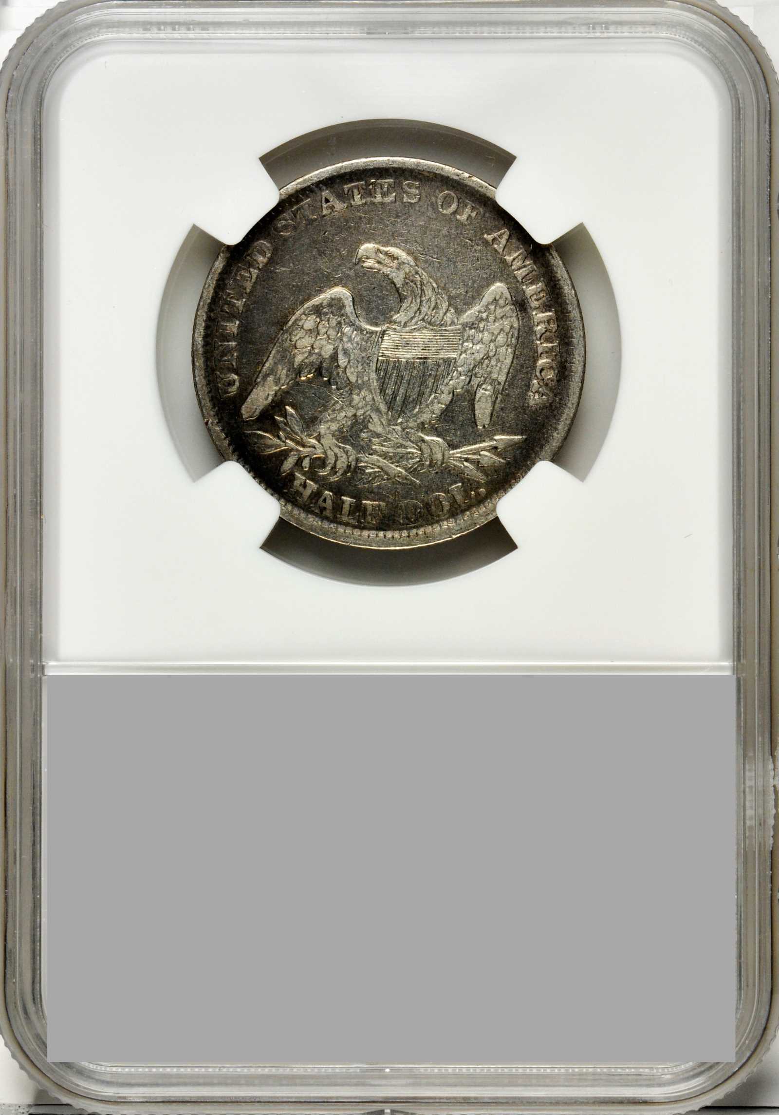 1839 50c Reeded Edge, Large Letters Reverse, GR-7 F15 thumbnail 9