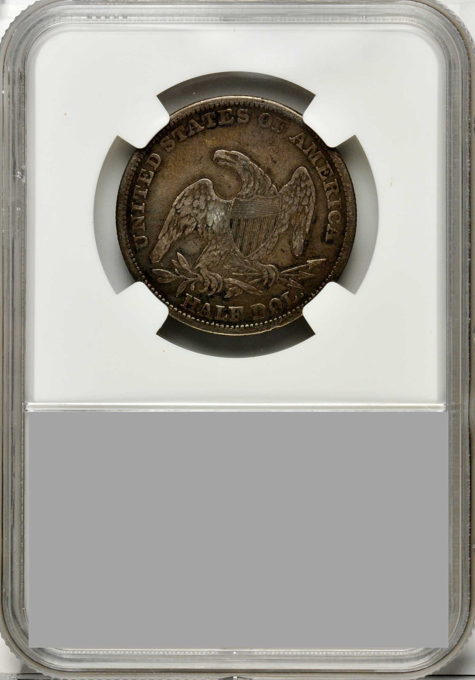 1838 50c Reeded Edge, GR-11 G4 CAC thumbnail 3