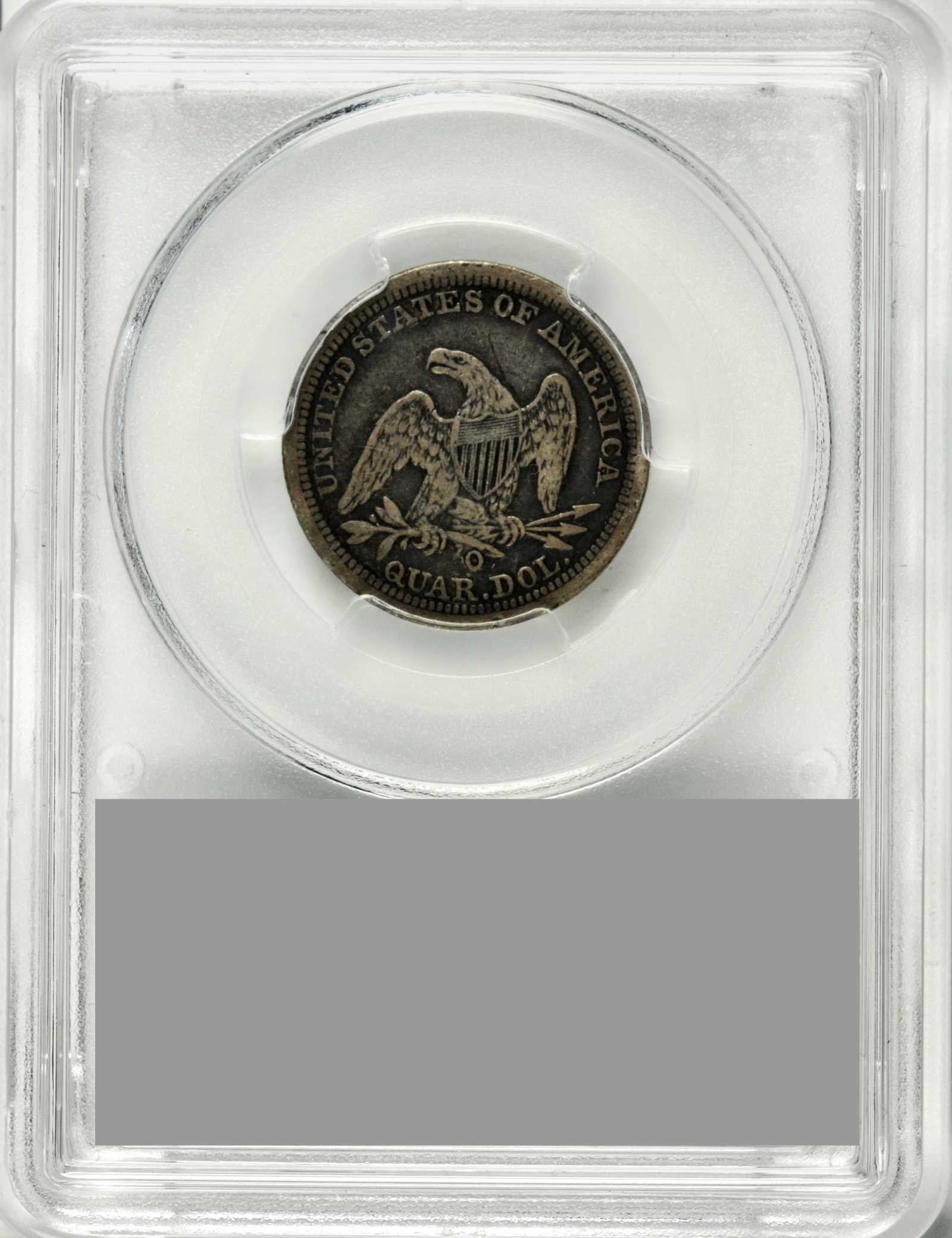 1843-O 25c Large O, FS-501 F15 thumbnail 3