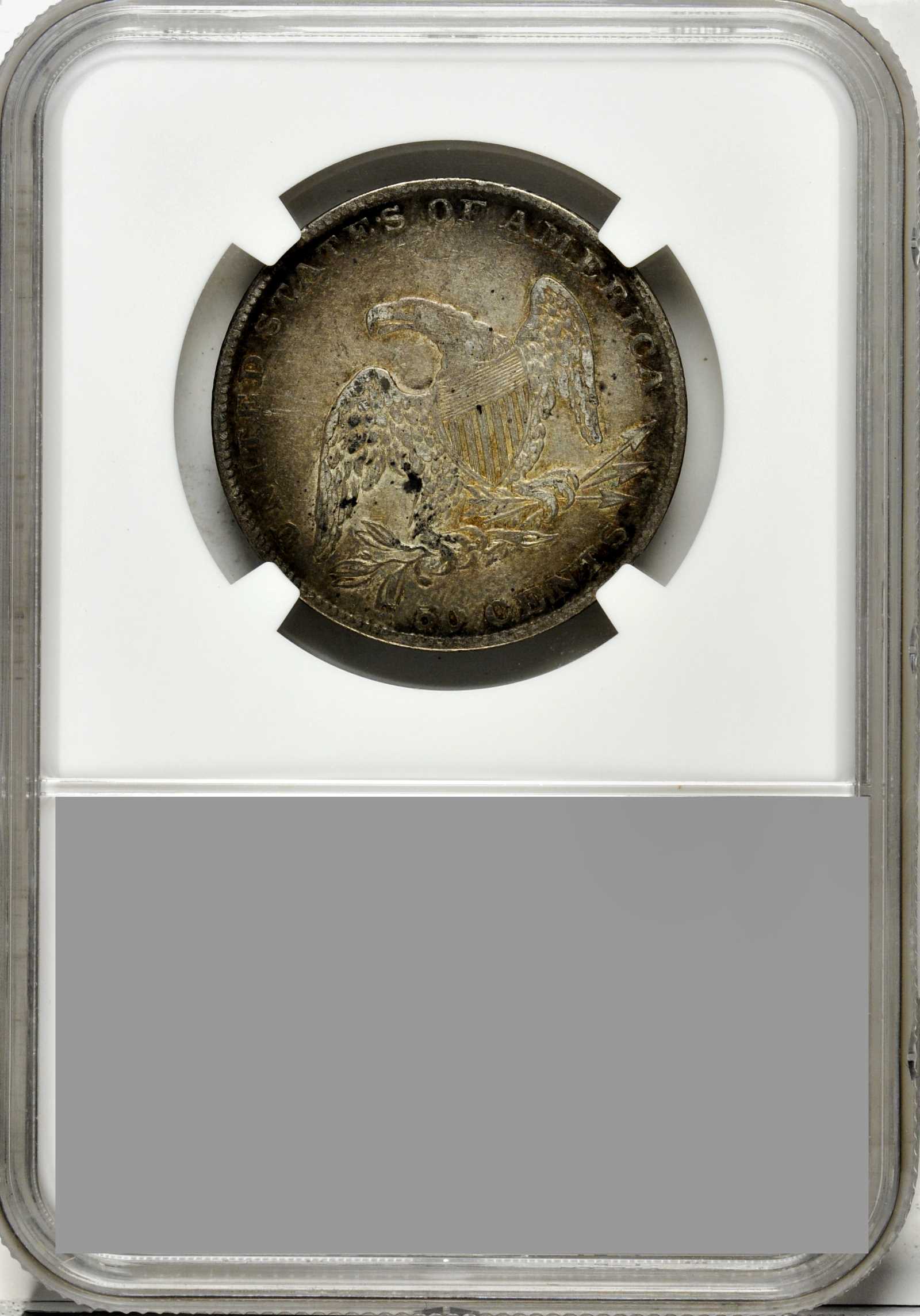 1837 50c Reeded Edge, GR-5 G6 thumbnail 5