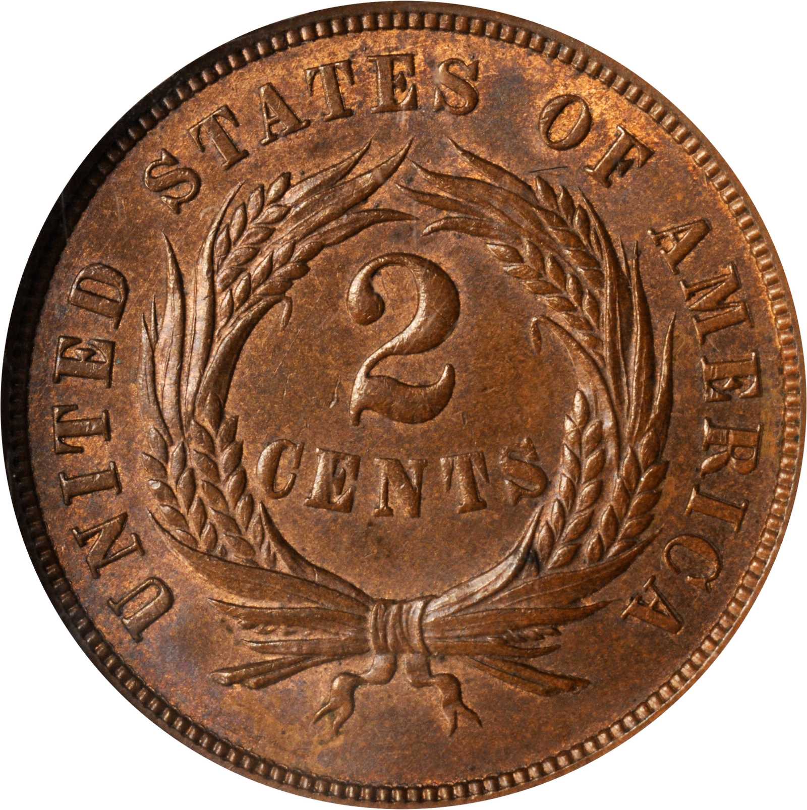 1869 2c Repunched Date, FS-302 MS BN MS61 BN thumbnail 7