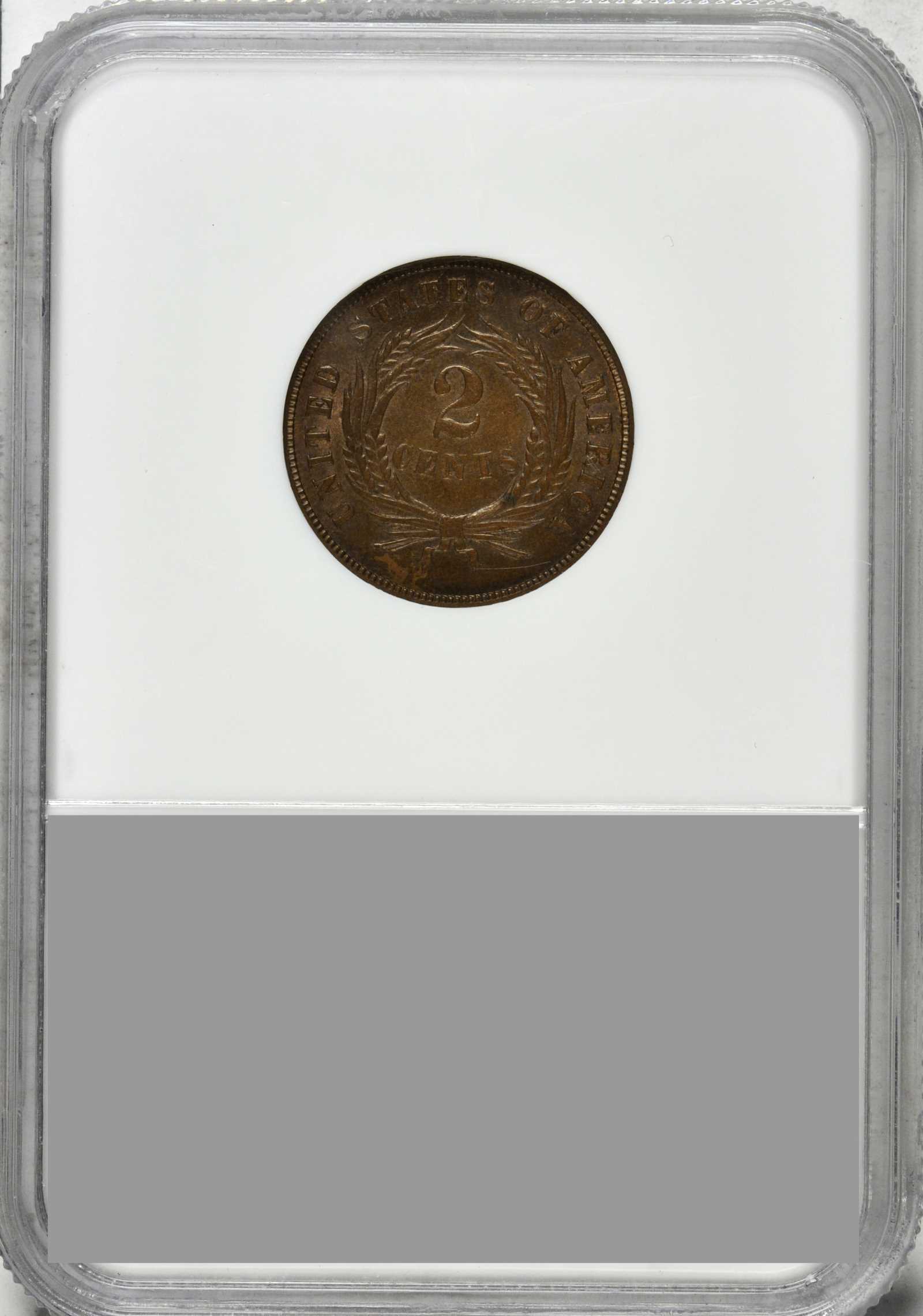 1869 2c Repunched Date, FS-302 MS BN MS61 BN thumbnail 8