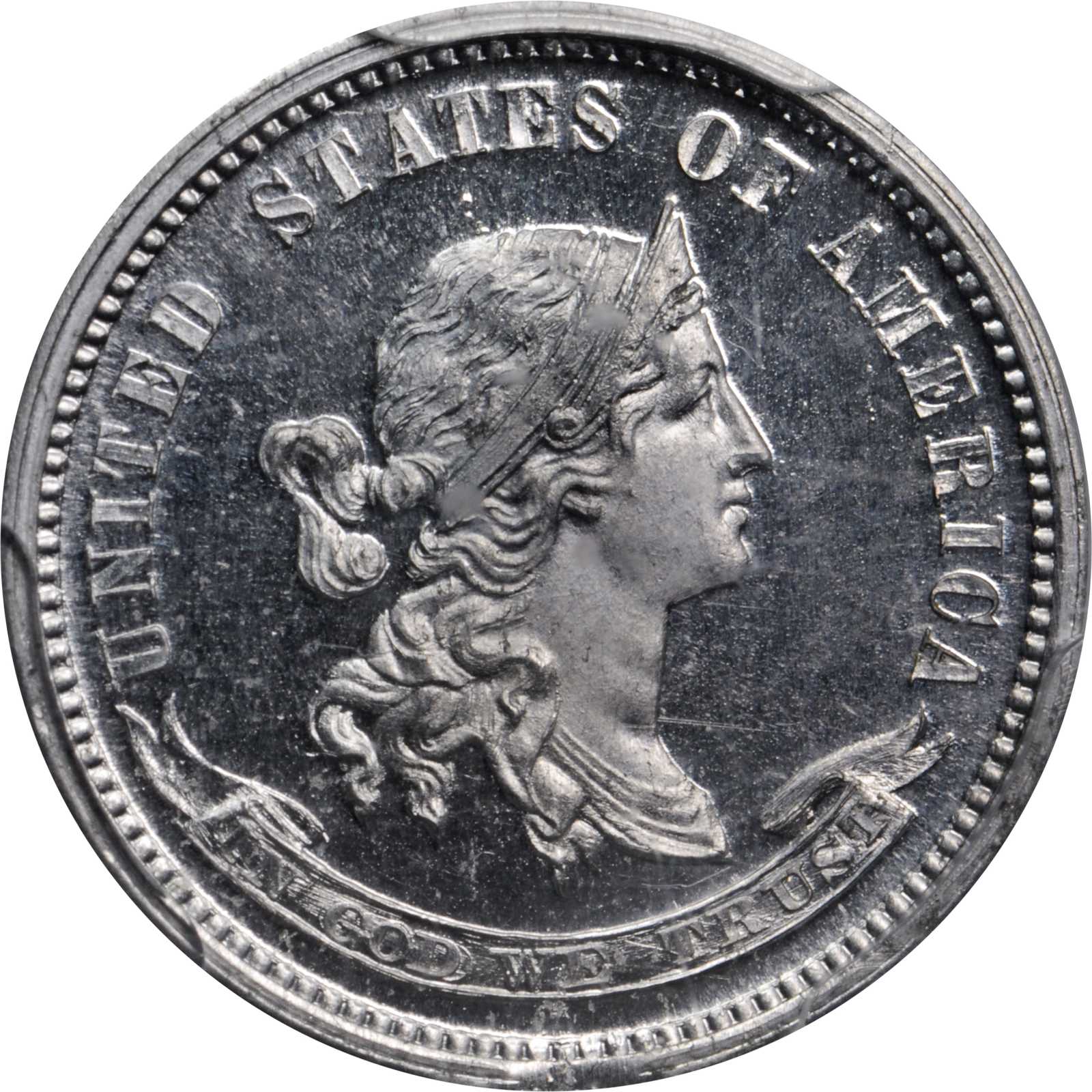 1870 P10c Aluminum, J-866 PR CAM PR65 CAM CAC thumbnail 22