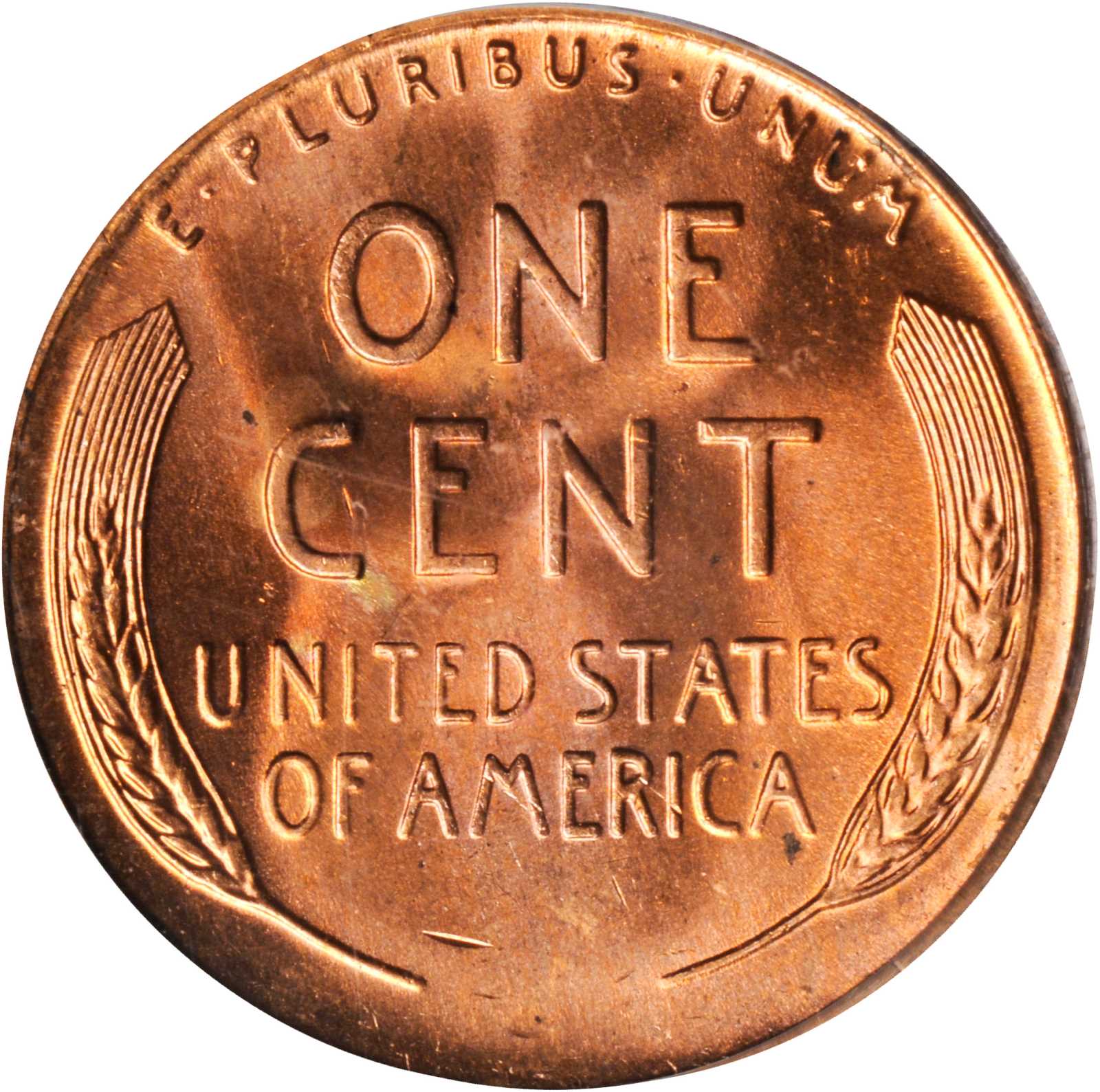 1956-D/D 1c Repunched Mintmark, FS-508 MS RD MS64 RD thumbnail 5