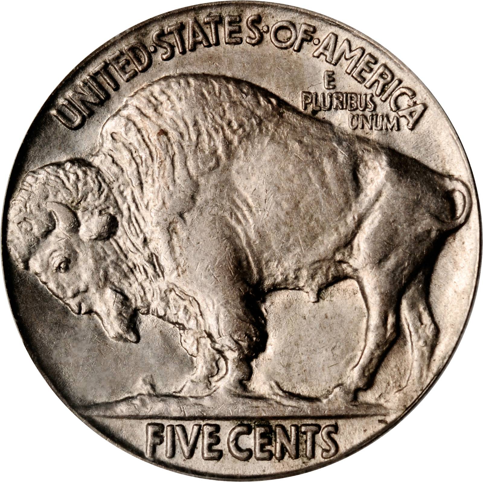1913 5c Buffalo, Type 2, DDR, FS-1801 AU58 thumbnail 2