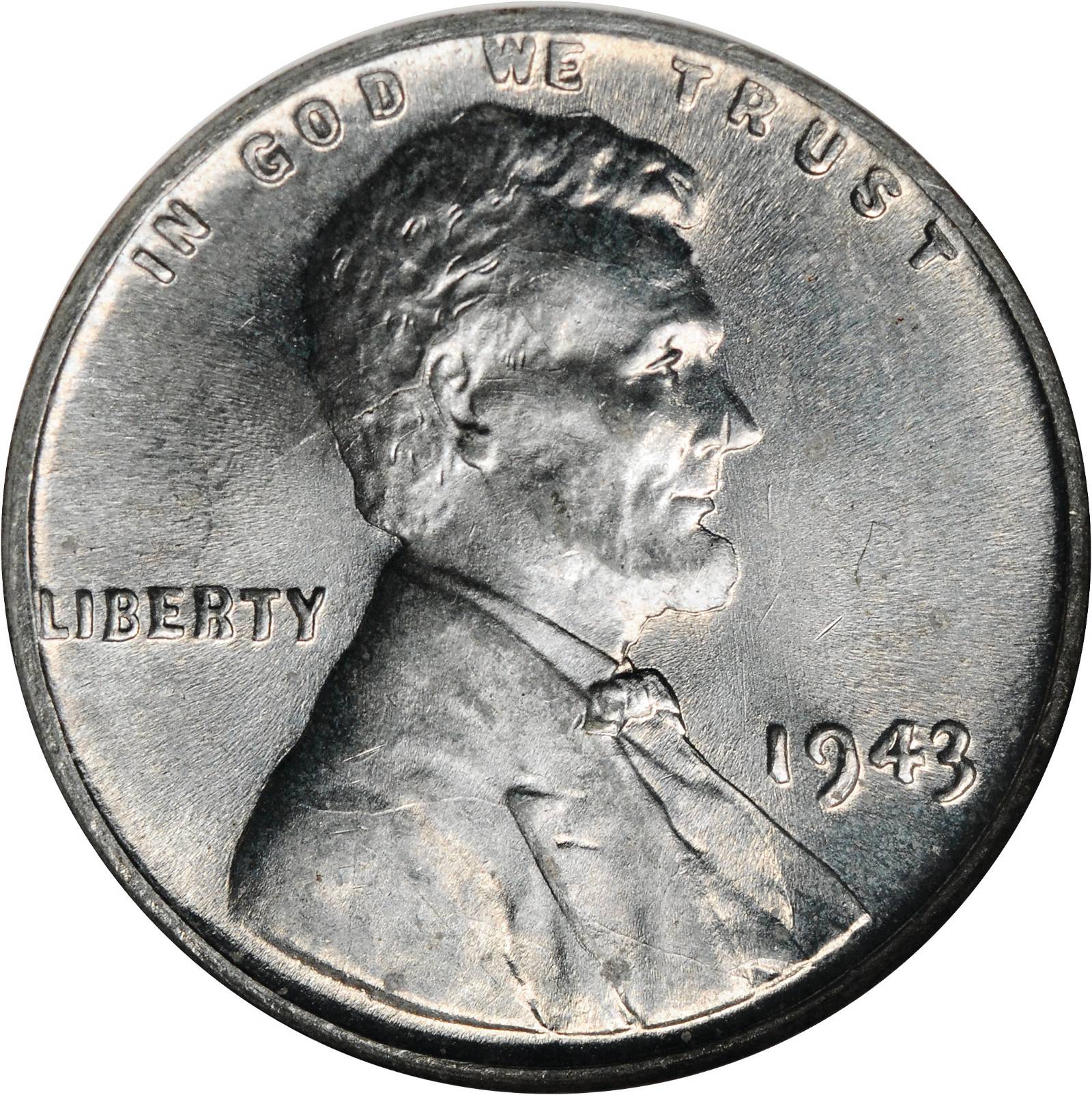 1943 Lincoln Cent. FS-101 (FS-018.97). Doubled Die Obverse. MS-63 (PCGS).