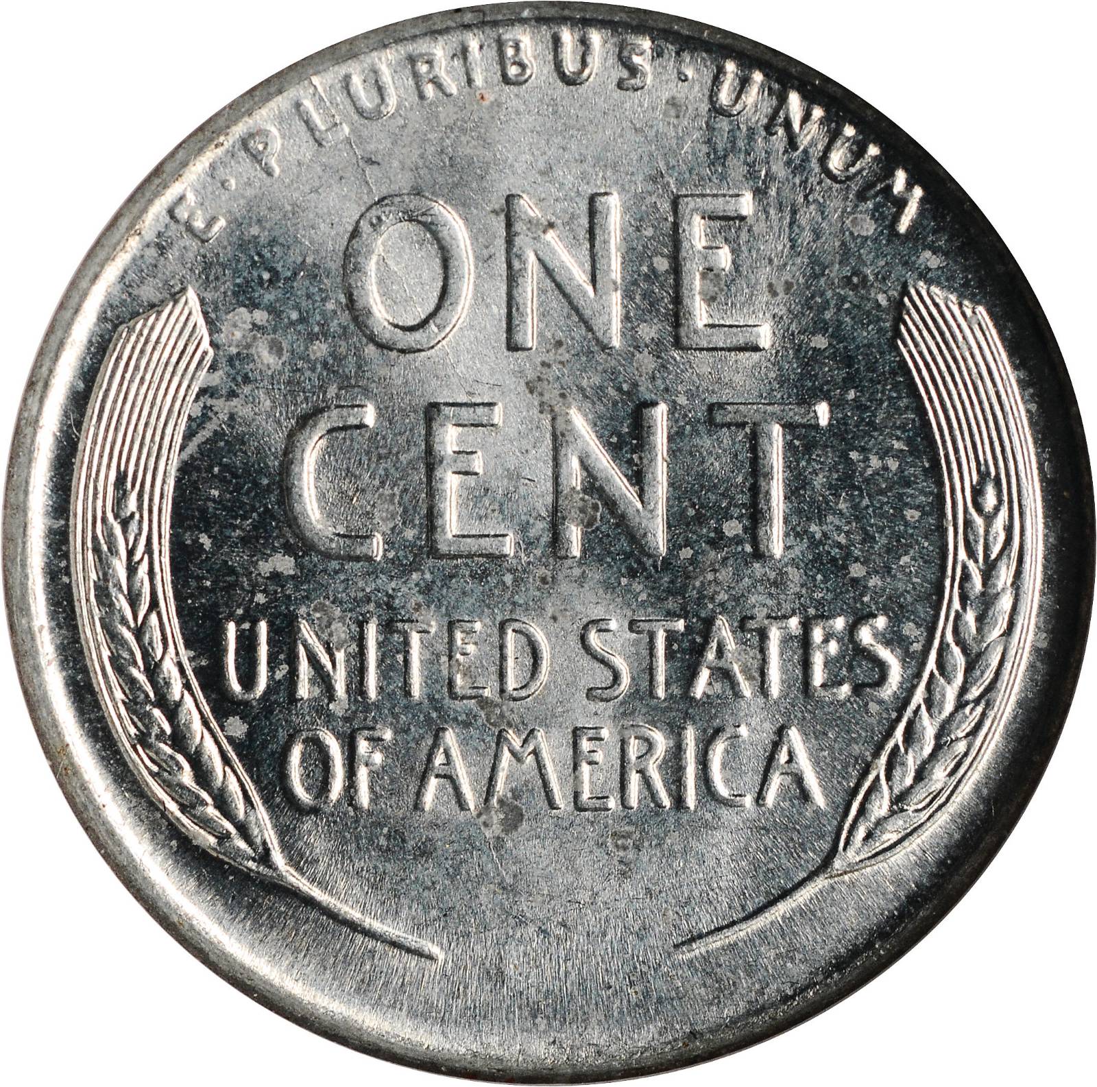 1943 1c Steel, Doubled Die Obverse, FS-101 MS60 thumbnail 2