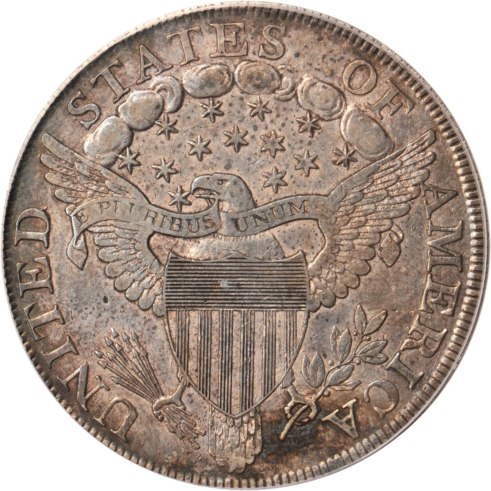 1802 $1  Wide Date, B-5, BB-242 VG8 thumbnail 12