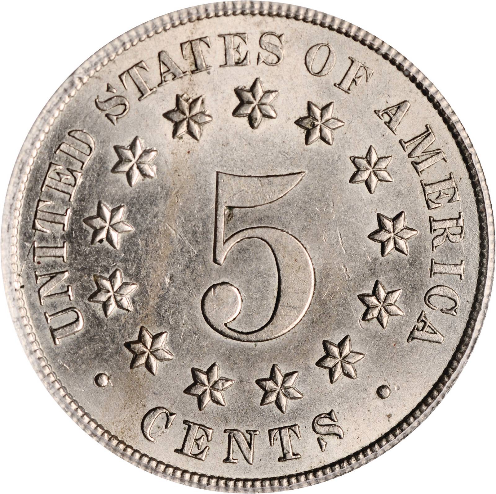 1868 5c Reverse of 1868, FS-904 AG3 thumbnail 2