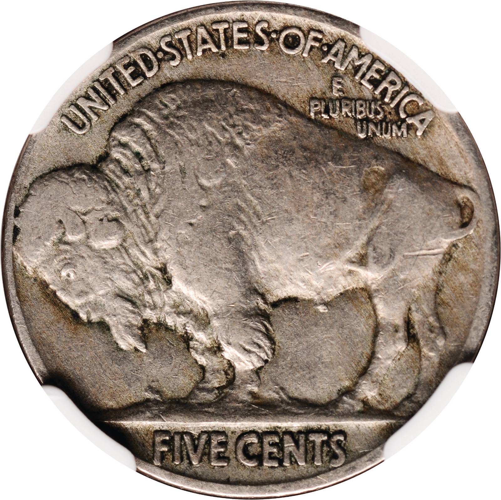 1917 5c Doubled Die Reverse, FS-801 G4 thumbnail 2