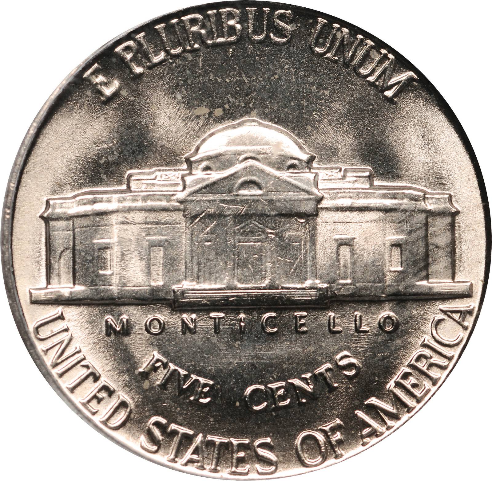 1956 5c Quadrupled Die Reverse, FS-801 XF45 thumbnail 2