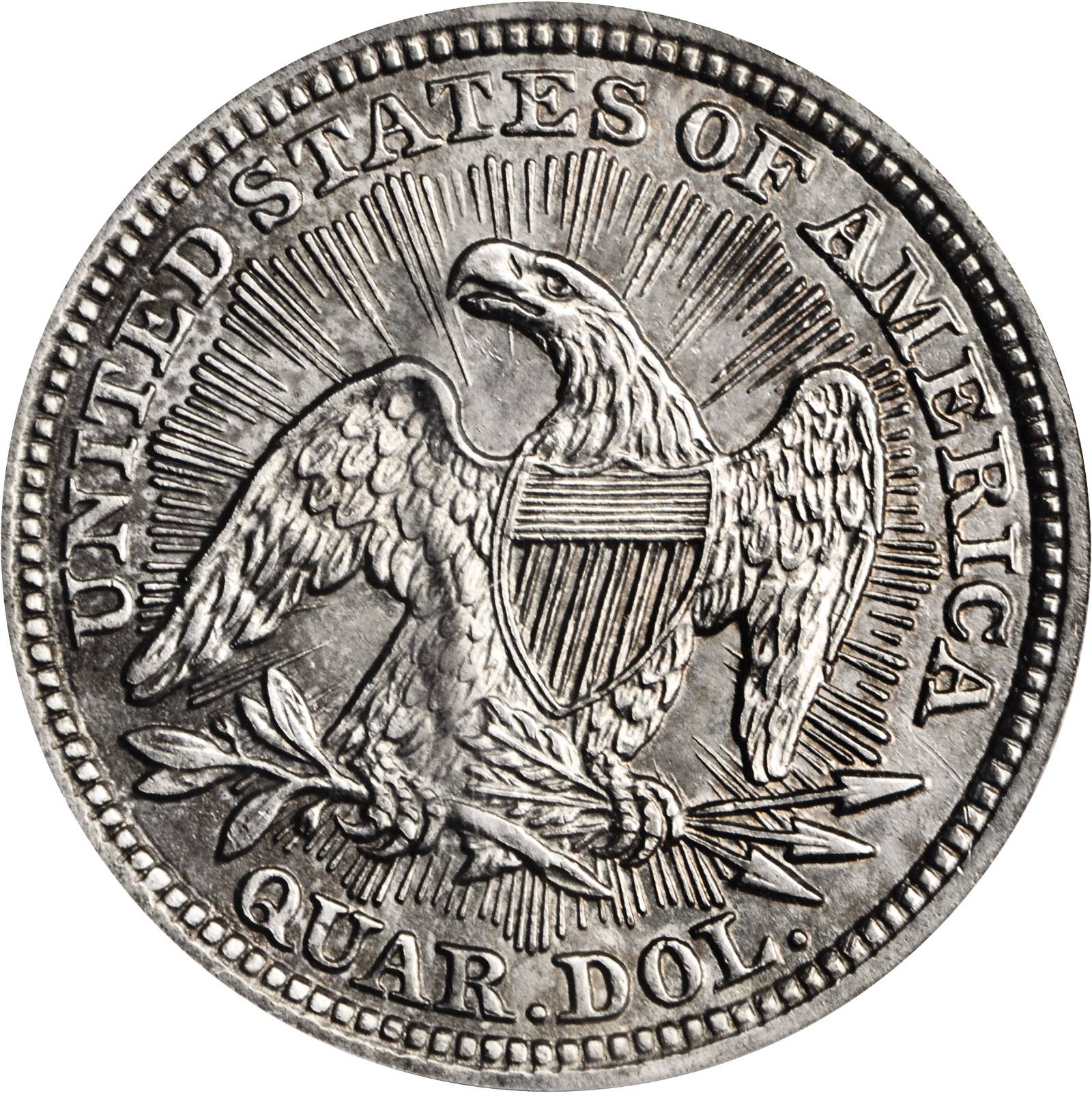 1853/4 25c Arrows & Rays, Overdate, FS-301 MS thumbnail 4