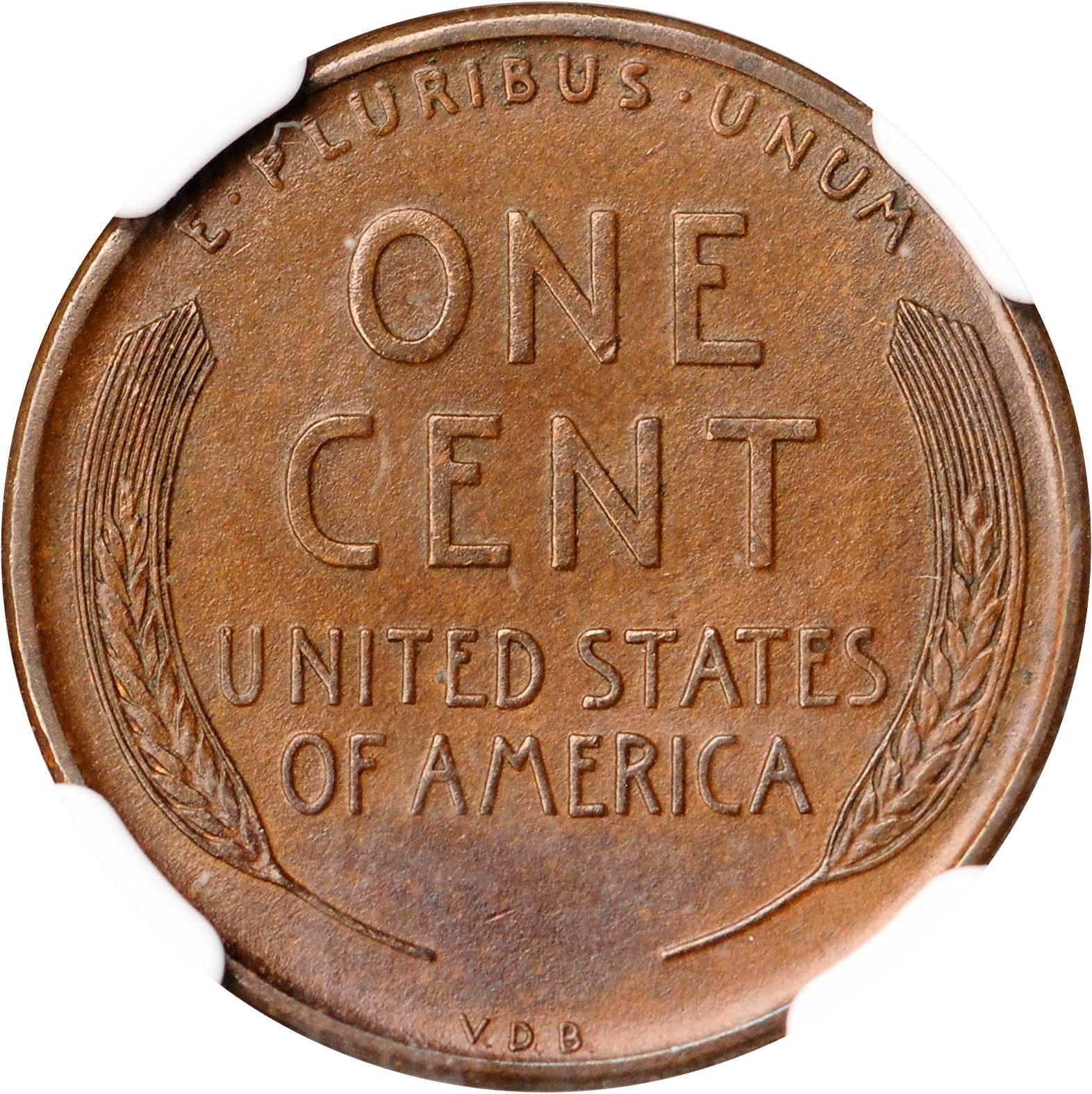 1909 VDB 1c Doubled Die Obverse, FS-1101 MS BN VG10 BN CAC thumbnail 6