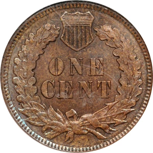 image for: 1897 Indian Cent. Snow-1, FS-401 (FS-011.5). Misplaced Date, 1 in Neck. MS-65 BN (NGC).