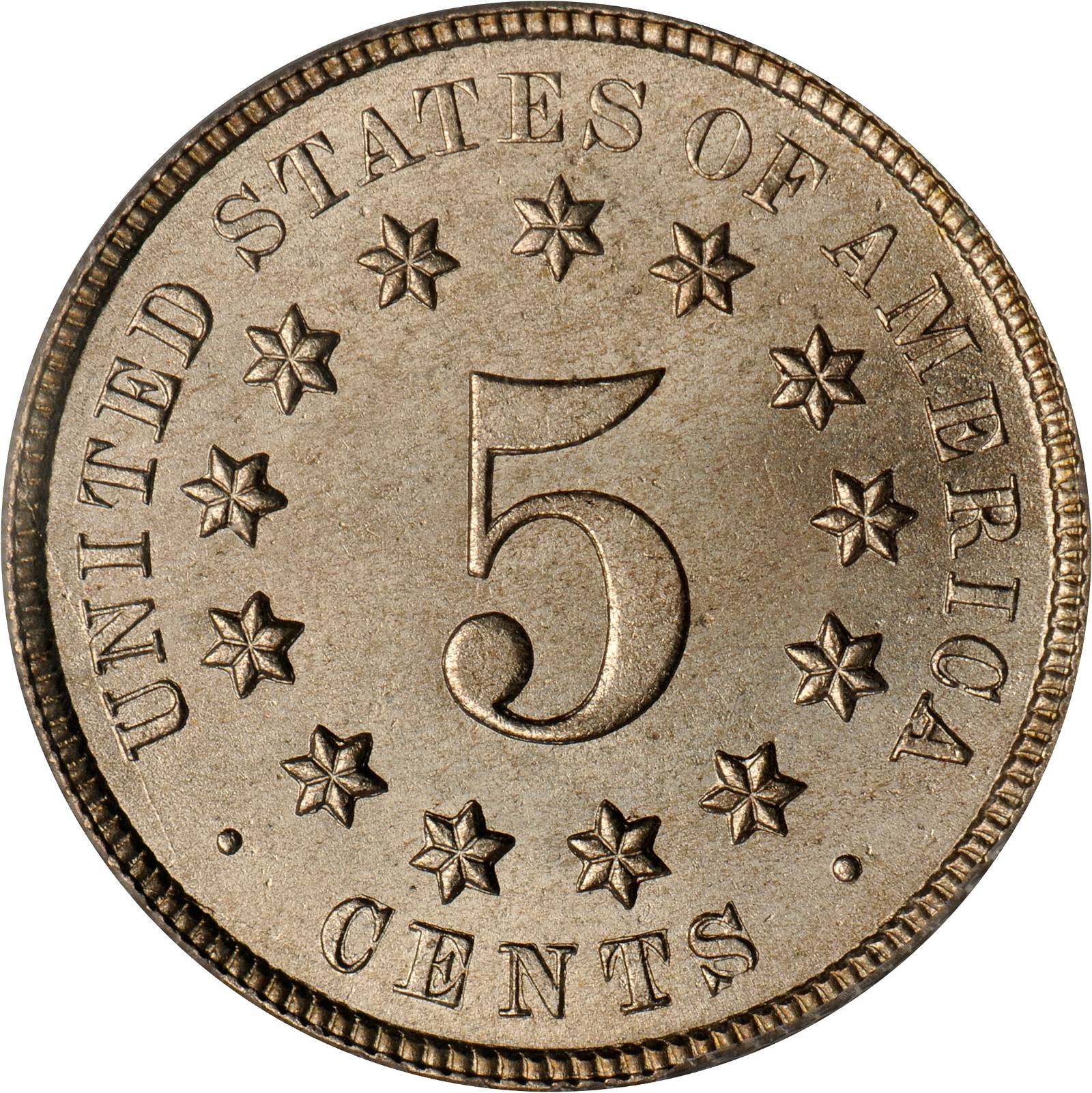 1872 5c Double Die Obverse, FS-101 MS thumbnail 13