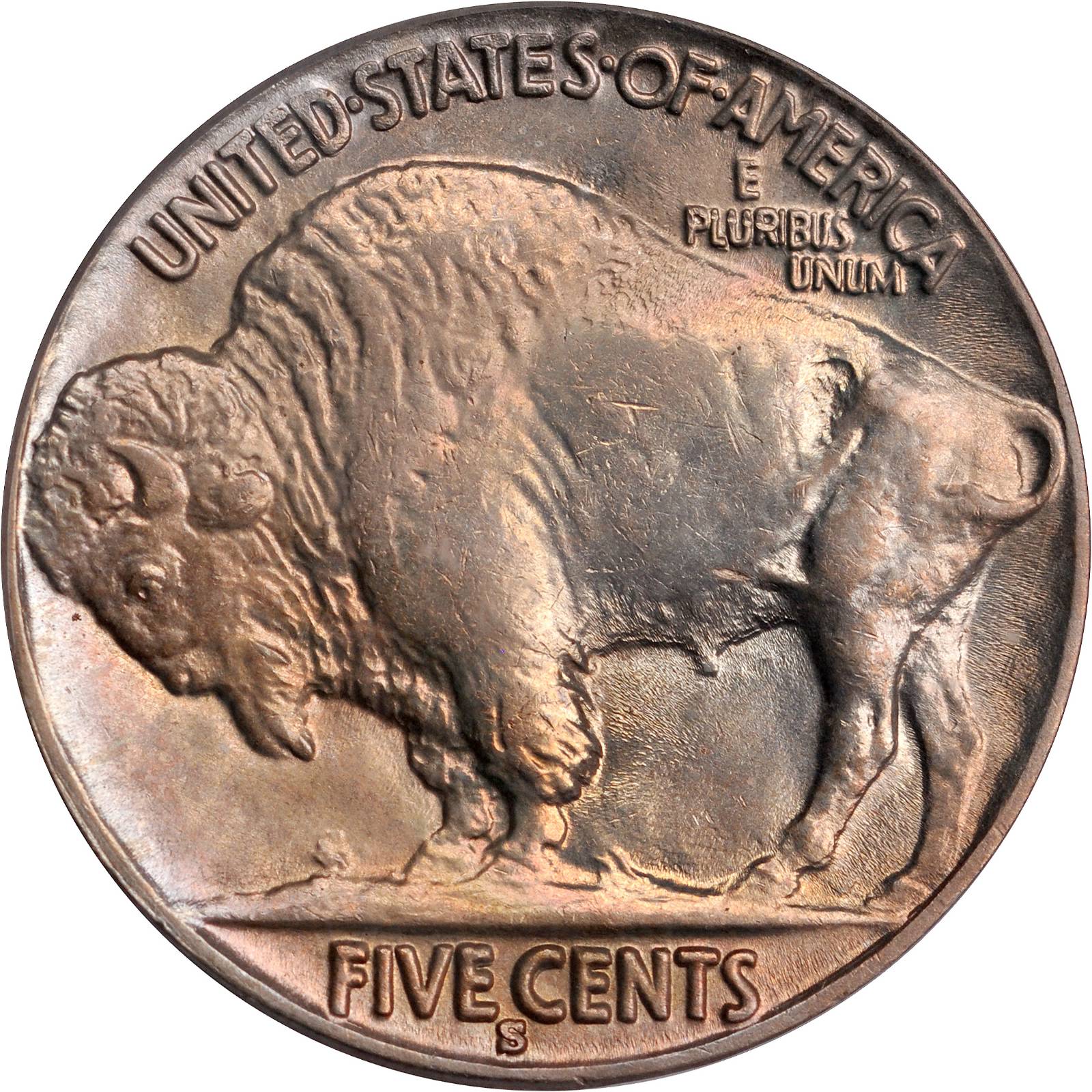 1935-S 5c Doubled Die Reverse, FS-801 MS66 CAC thumbnail 2