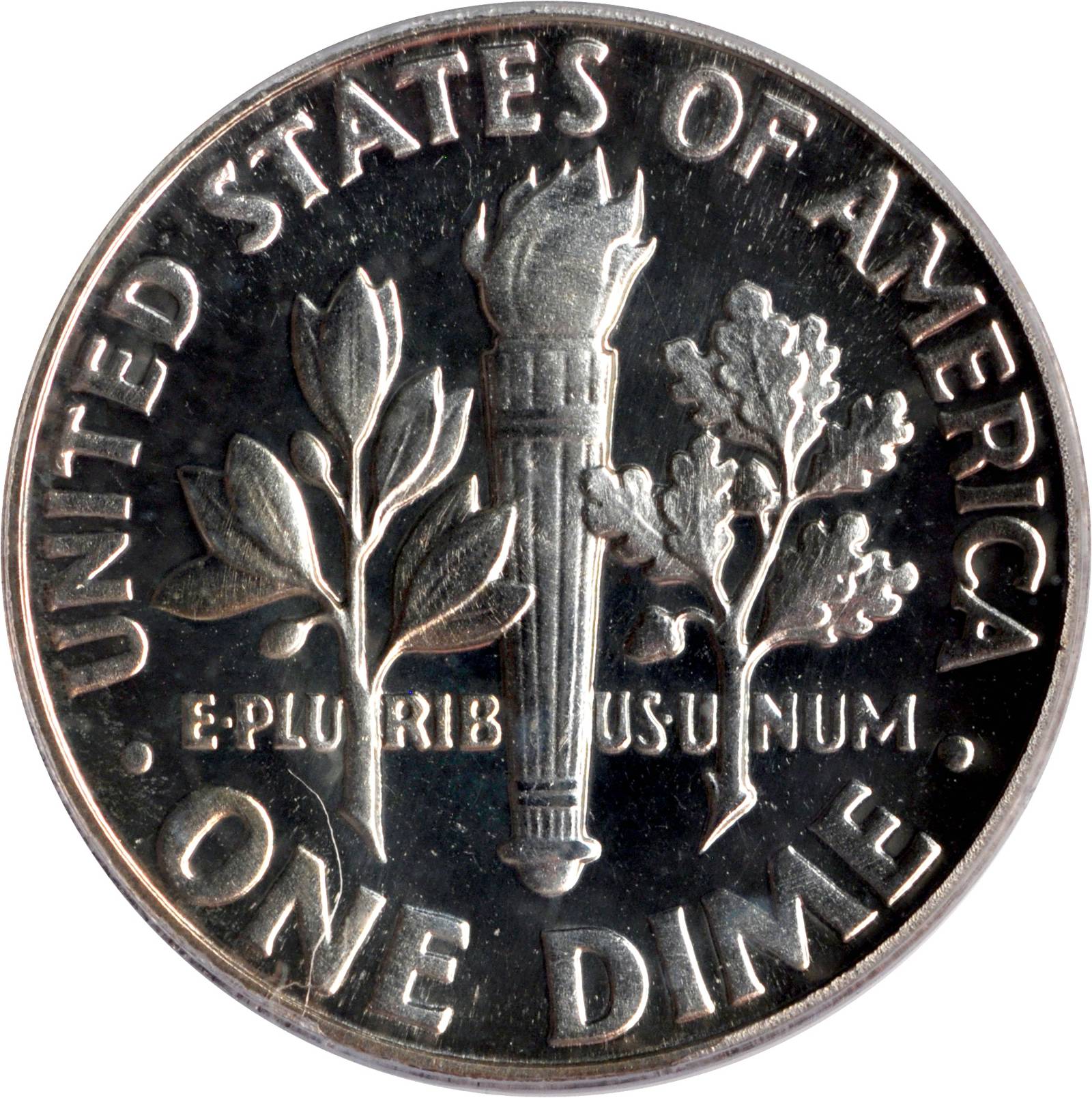1954 10c Doubled Die Obverse, FS-101 PR DCAM thumbnail 4