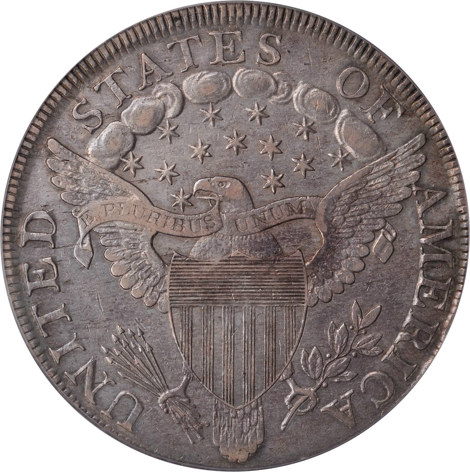 1802 $1  Wide Date, B-5, BB-242 VG8 thumbnail 14