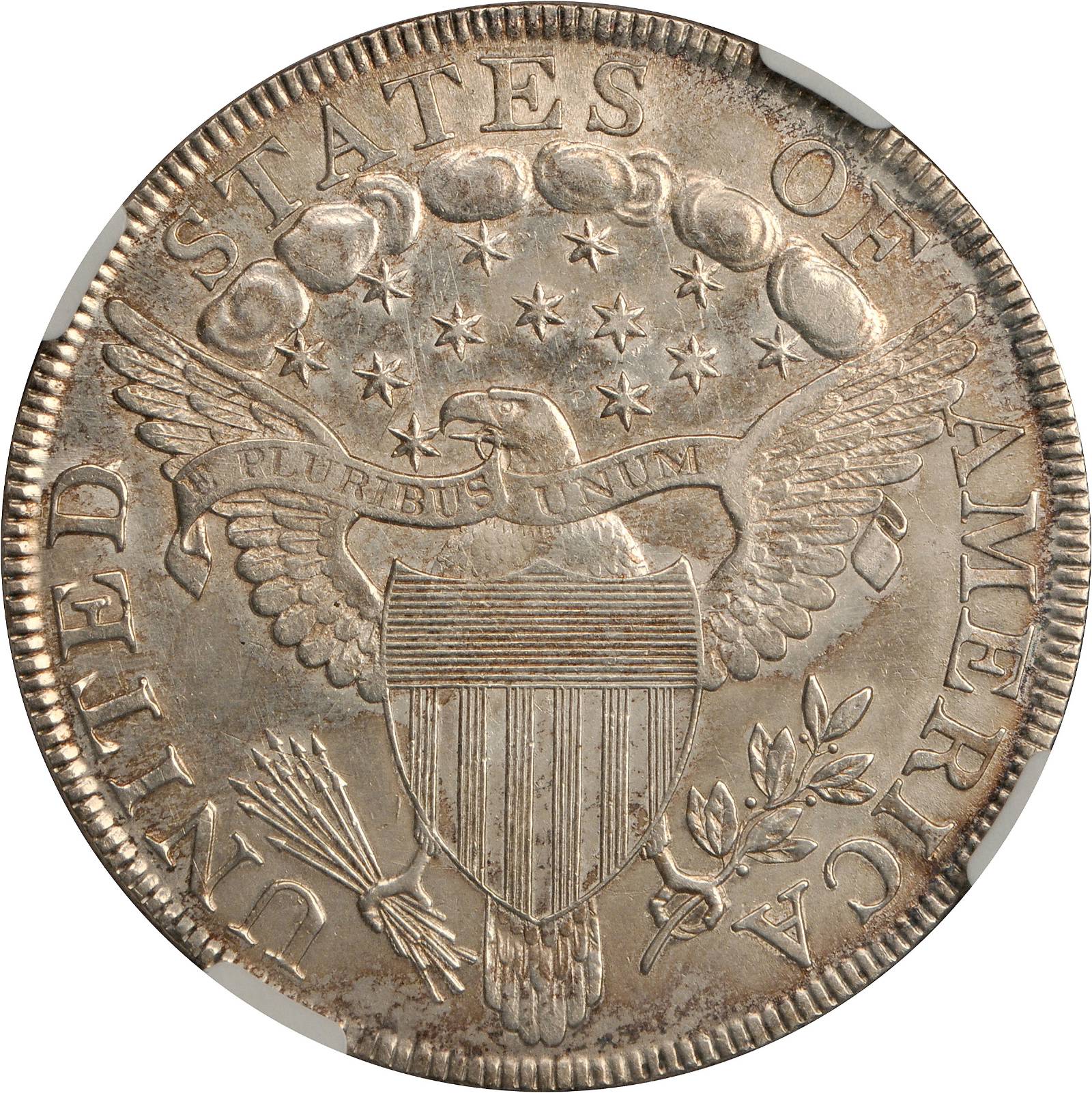 1802 $1  Wide Date, B-5, BB-242 VG8 thumbnail 2