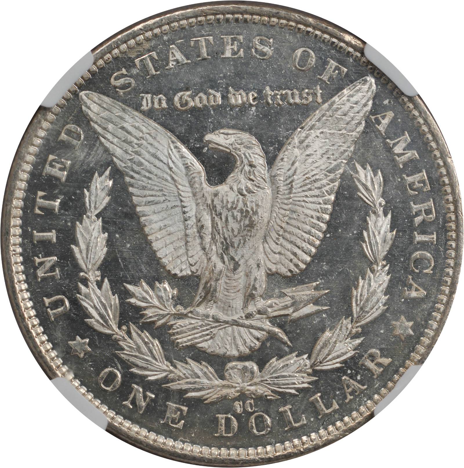 1891-CC $1  Spitting Eagle, VAM-3  MS PL AU55 PL CAC thumbnail 4