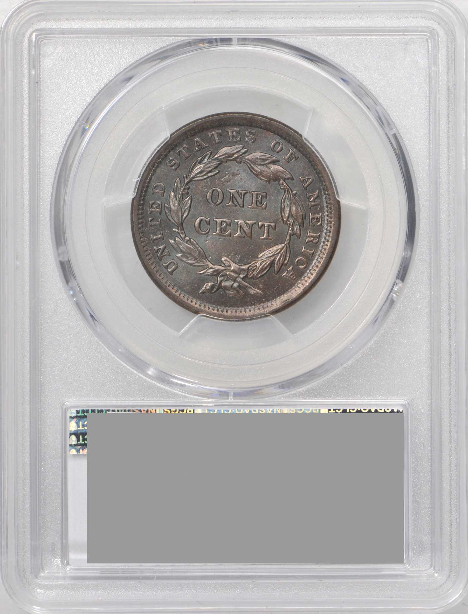 1843 1c Petite Head, Sm. Letters, N-9 MS BN thumbnail 12