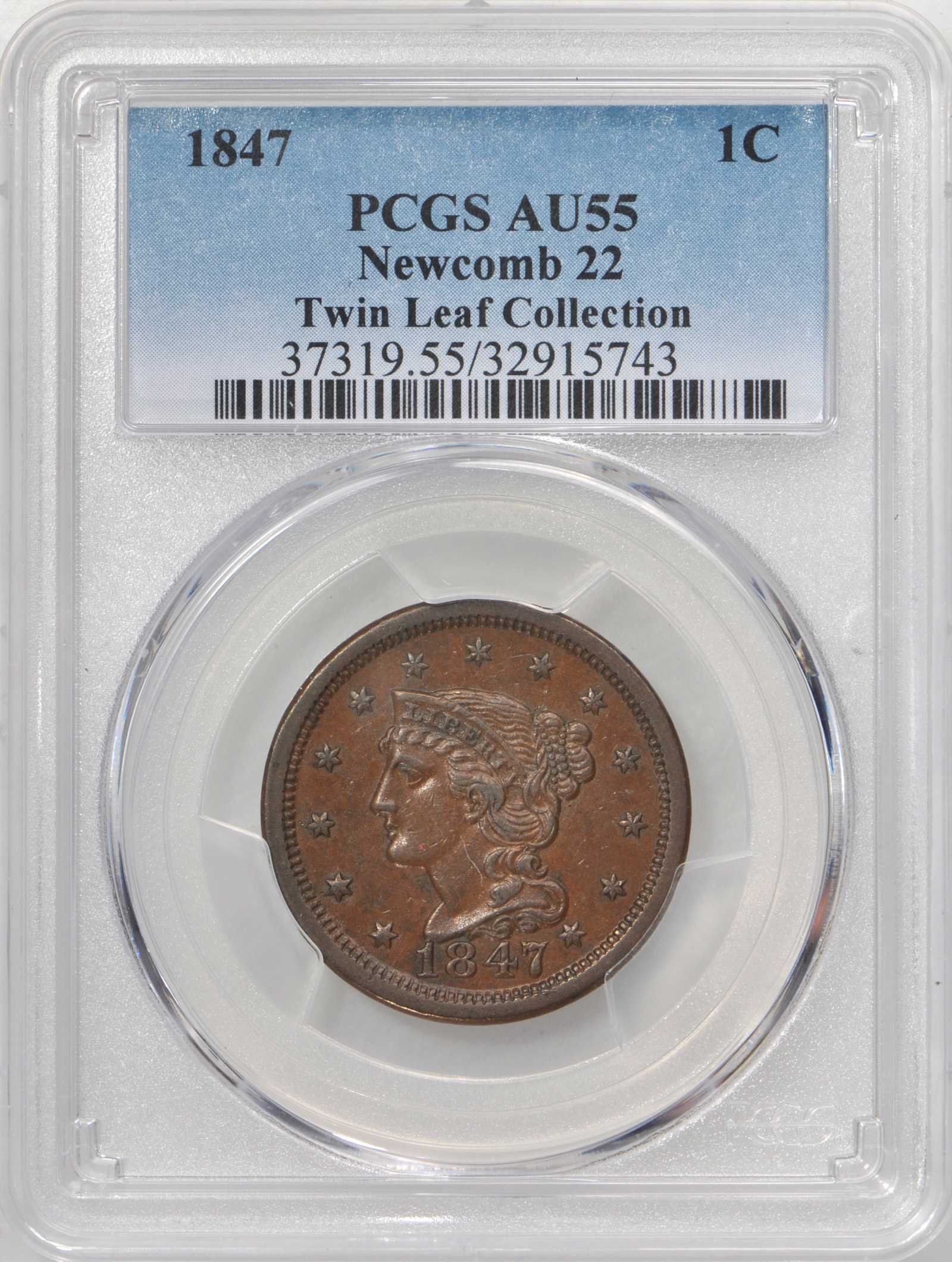 1847 1c N-22 MS BN thumbnail 8
