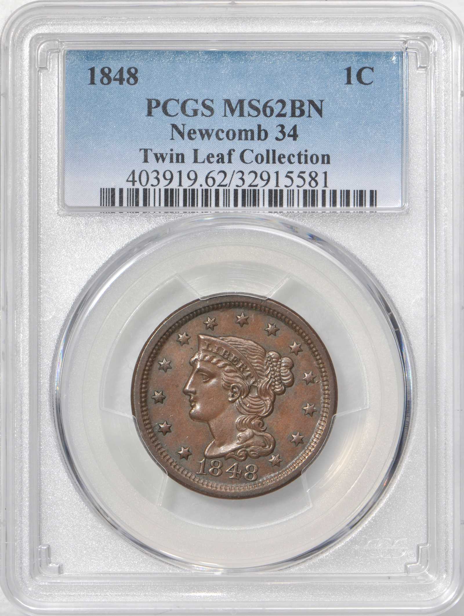 1848 1c N-34 MS BN thumbnail 2