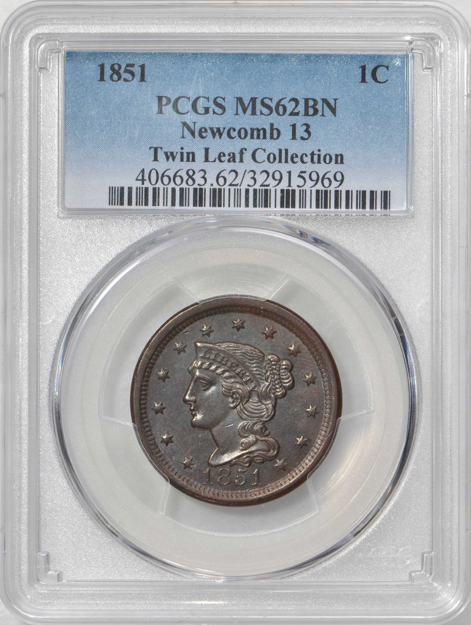 1851 1c N-13 MS BN thumbnail 3