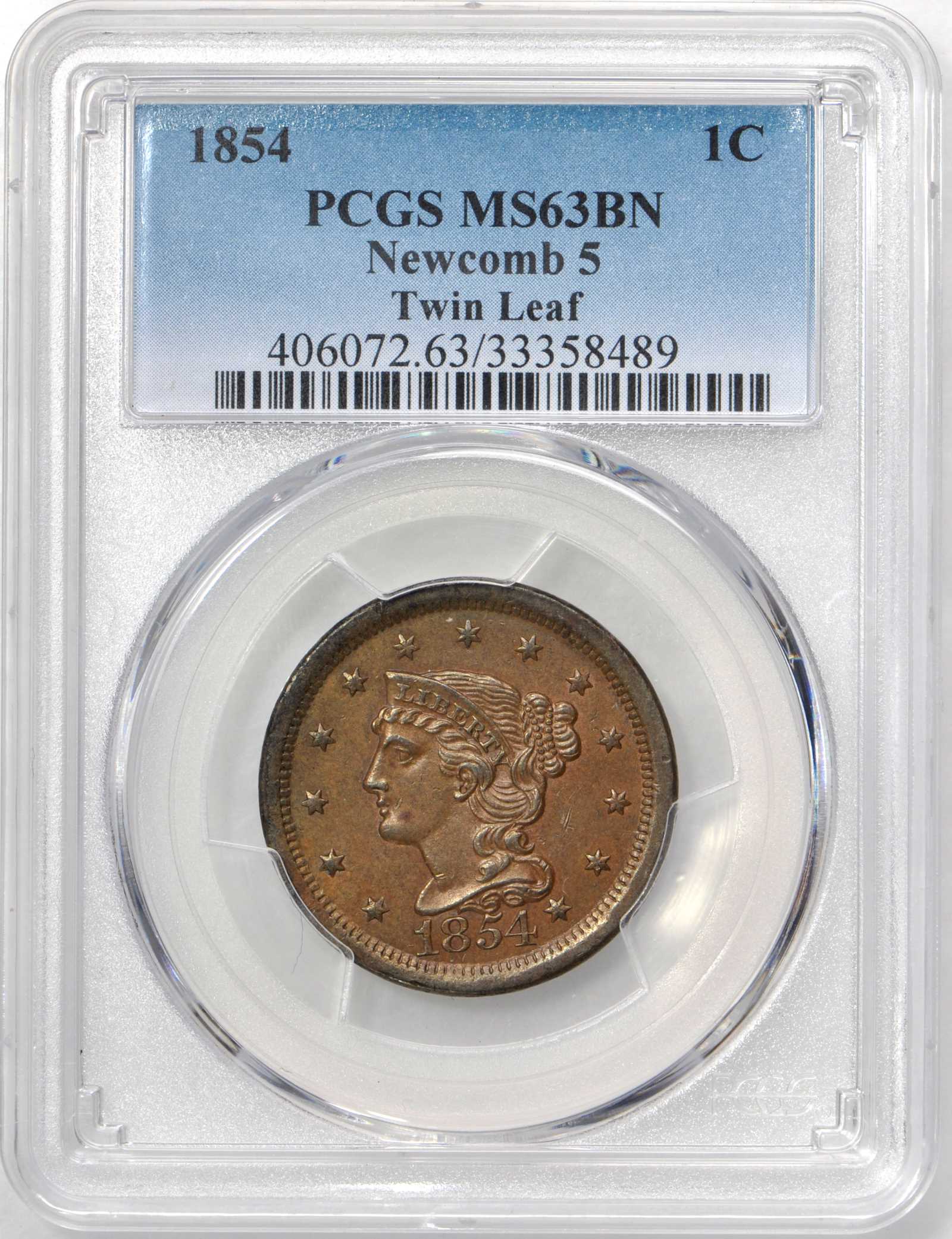 1854 1c N-5 MS BN thumbnail 2