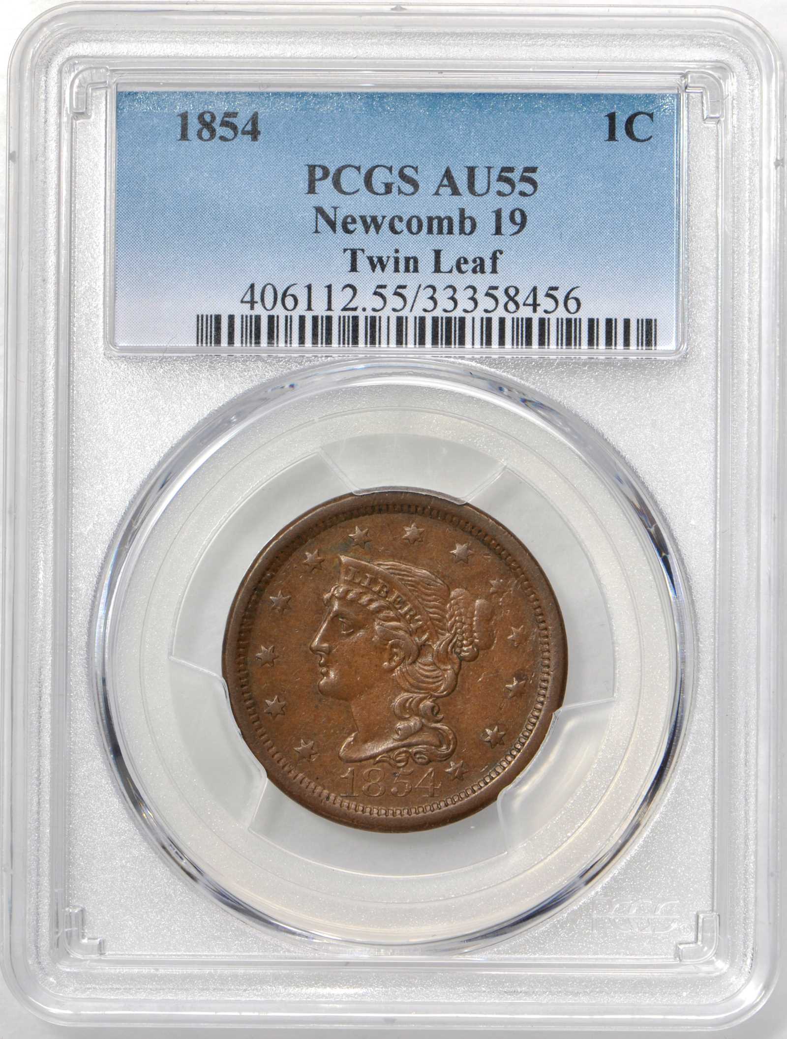 1854 1c N-19 MS BN thumbnail 5