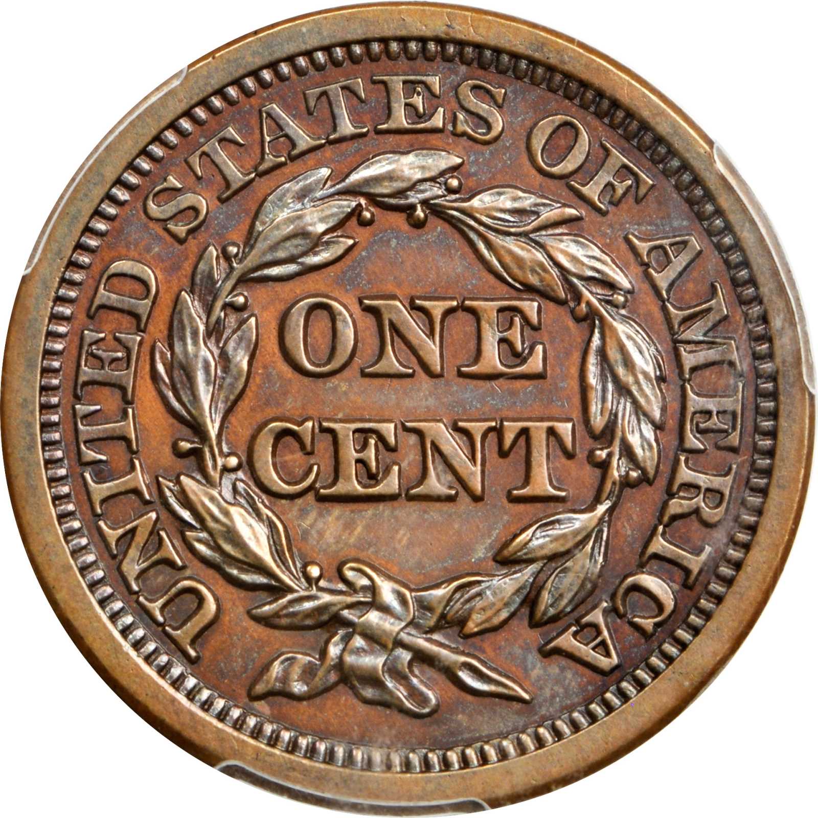 1855 1c Slanted 55 PR BN PR62 BN thumbnail 2