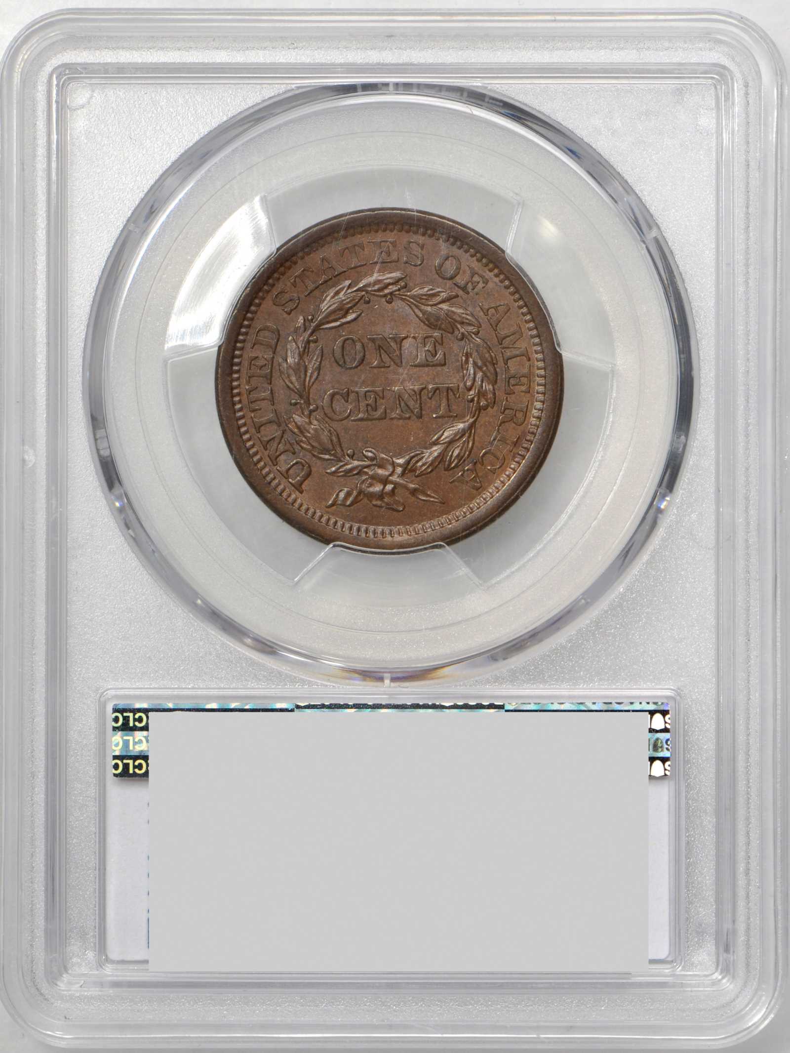 1856 1c Upright 5, N-8 MS BN thumbnail 3