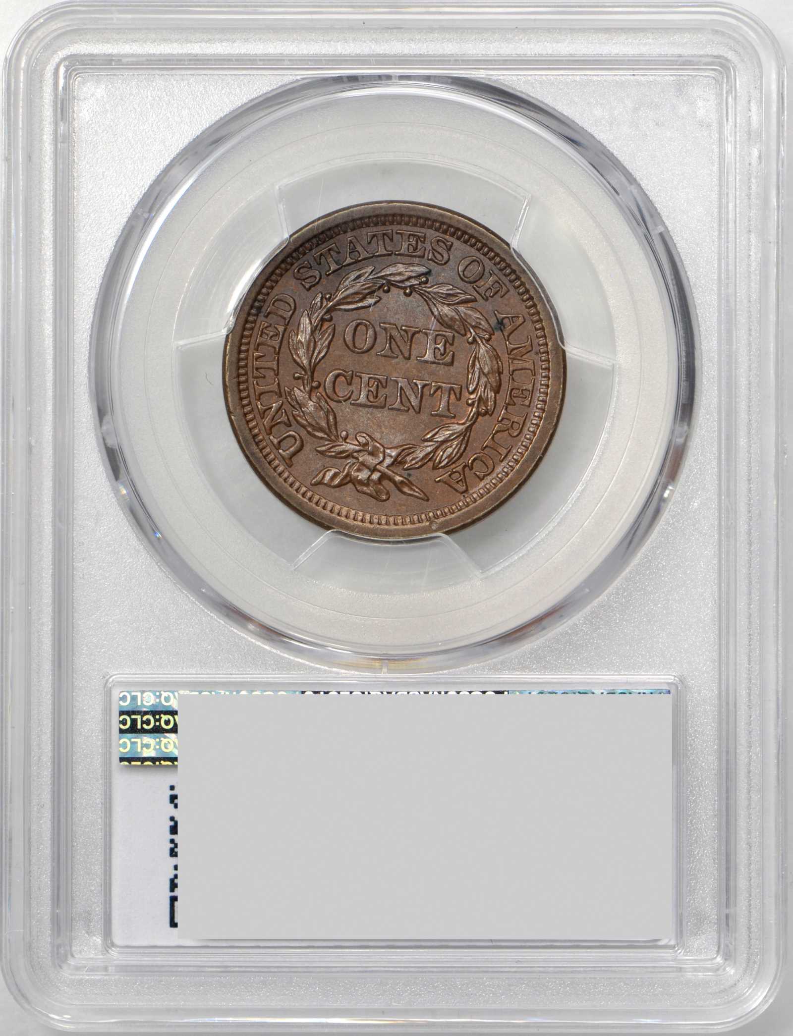 1856 1c Slanted 5, N-17 MS BN thumbnail 10