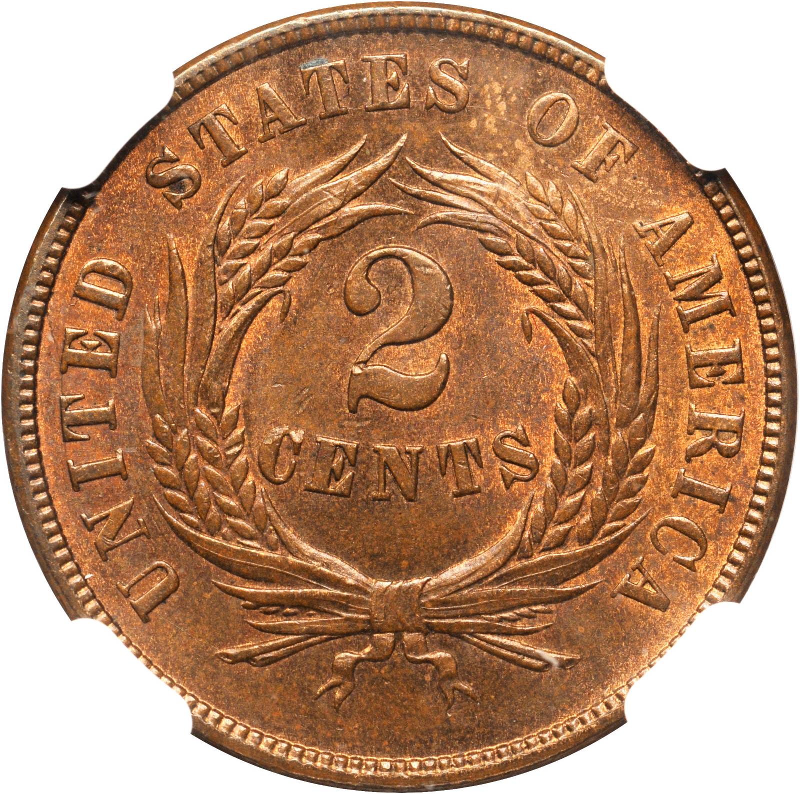 1869 2c MPD & RPD, FS-301 MS BN MS65 BN thumbnail 2