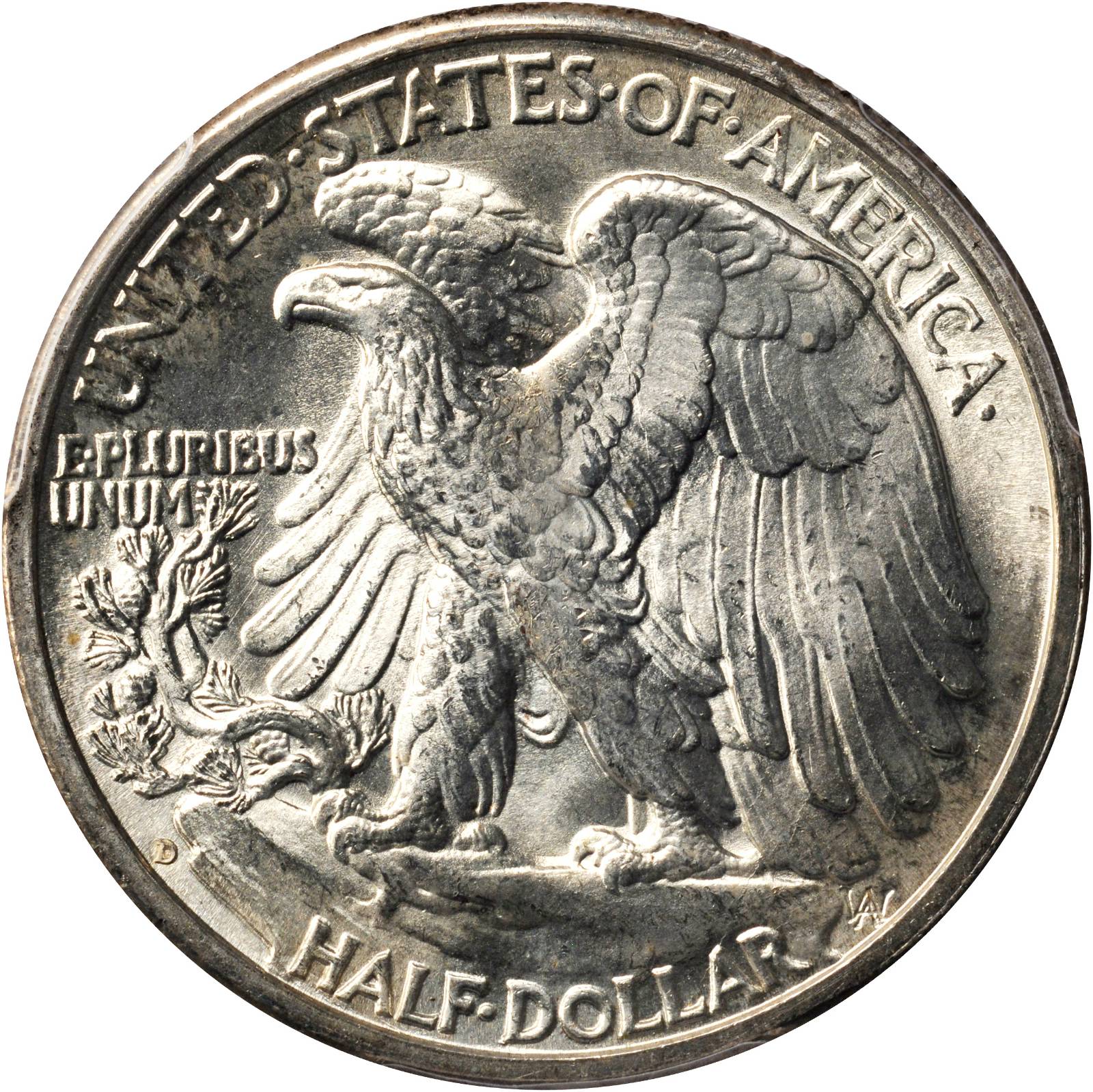 1941-D/D 50c Repunched Mintmark, FS-501 MS thumbnail 6