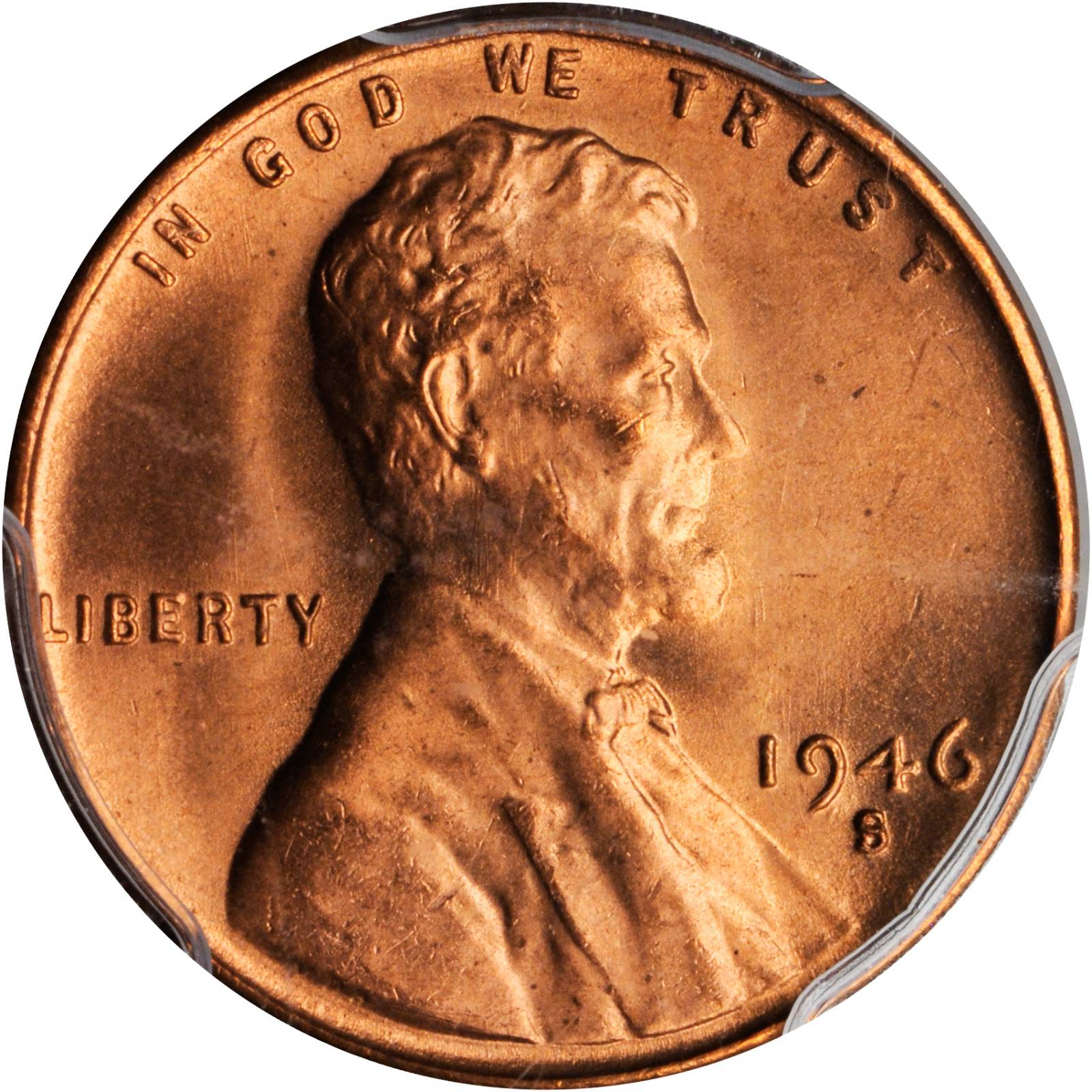 1946-S/D 1c Overmintmark, FS-511 MS RD MS62 RD thumbnail 16