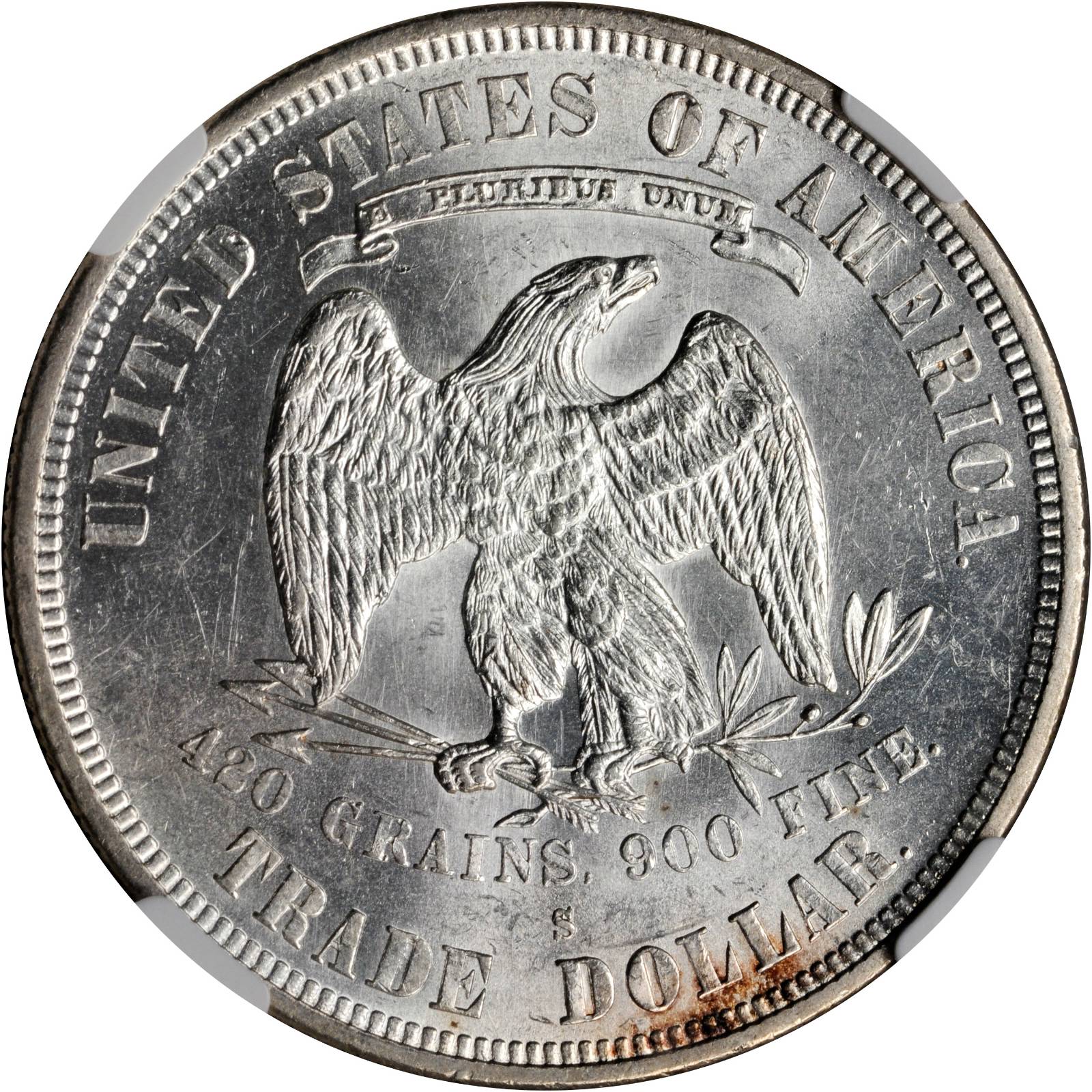 1877/7-S Trade$ Repunched Date, FS-301 G4 CAC thumbnail 8