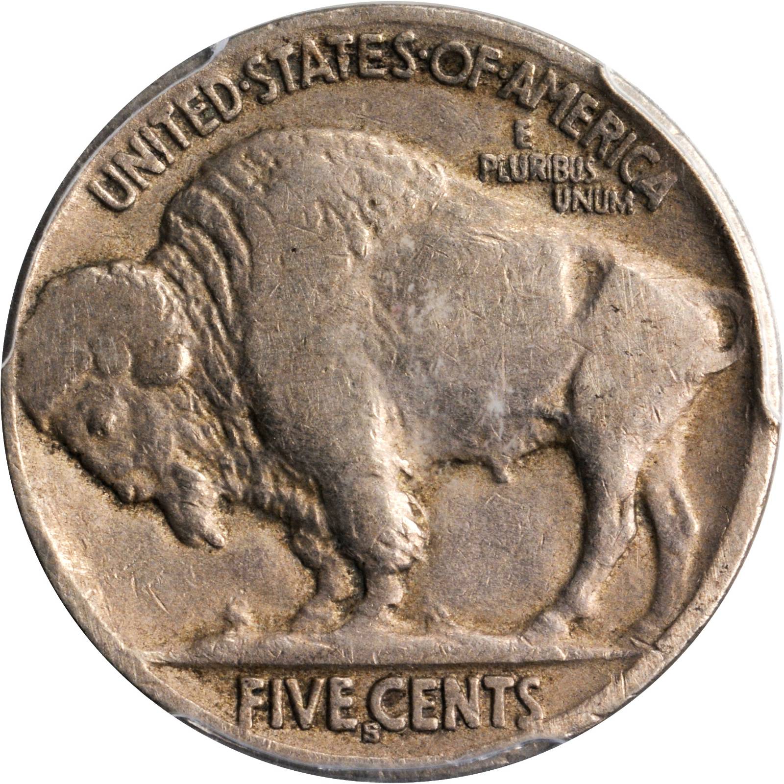 1915-S/S 5c Repunched Mintmark, FS-501 AU55 thumbnail 2