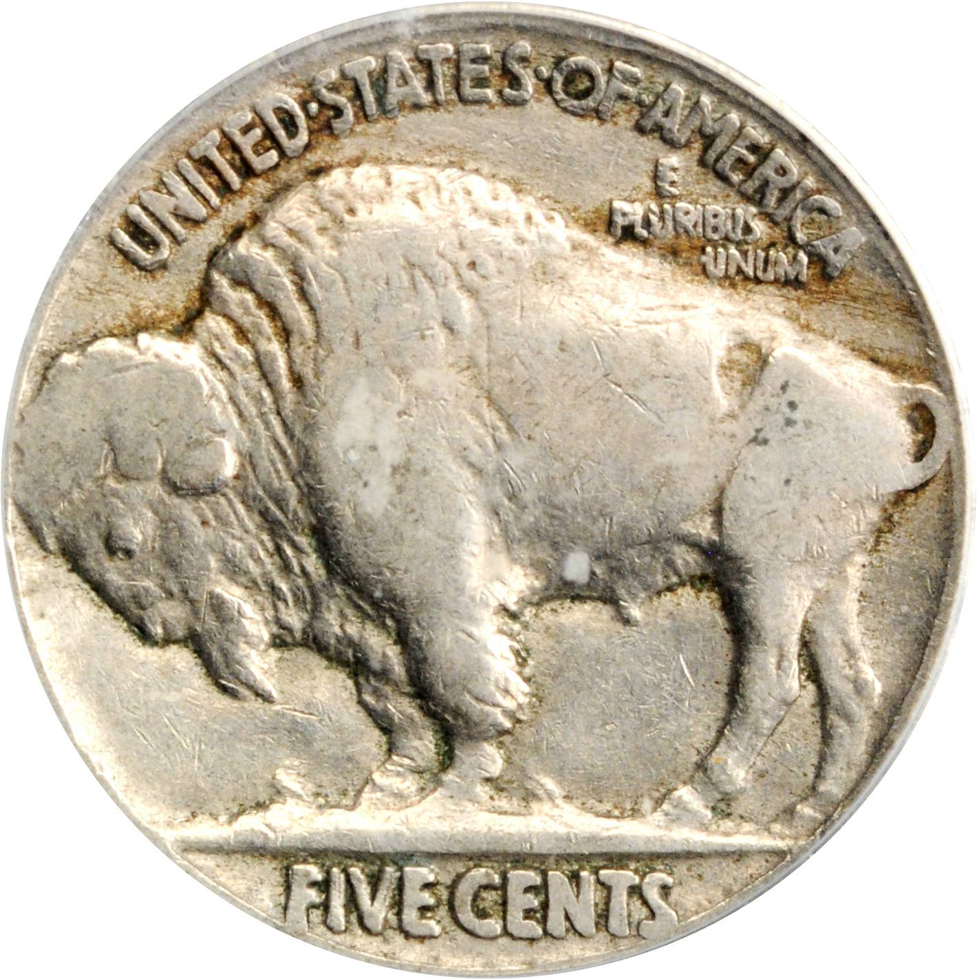 1935 5c Doubled Die Reverse, FS-801 G6 CAC thumbnail 3