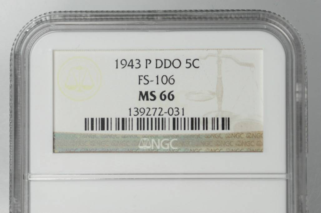 1943-P 5c Silver, DDO, "Doubled Eye", FS-106 MS67 thumbnail 13