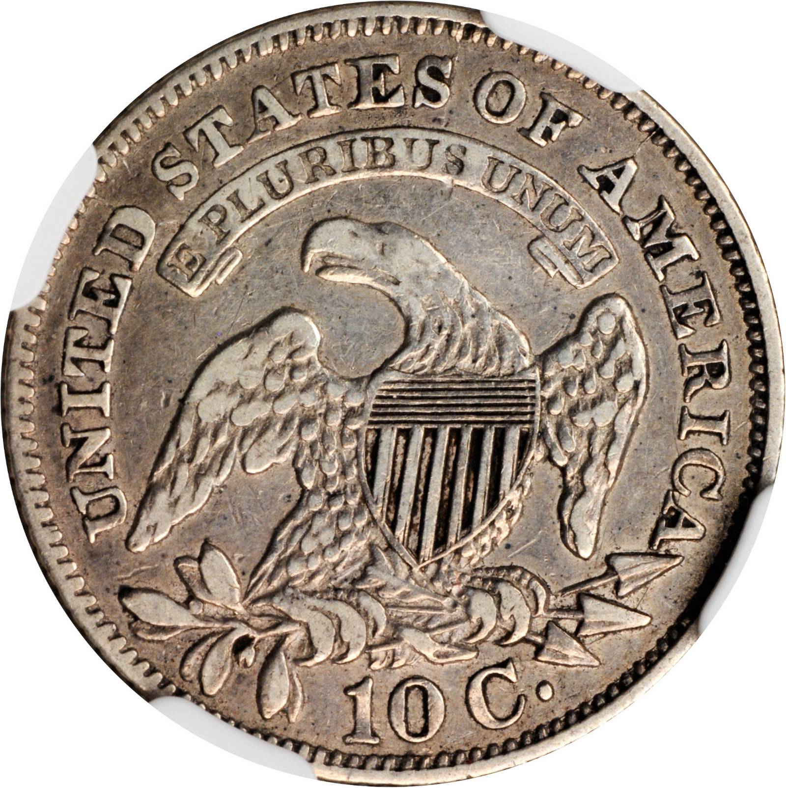 1828 10c Large Planchet, Large Date, JR-2 G6 thumbnail 14