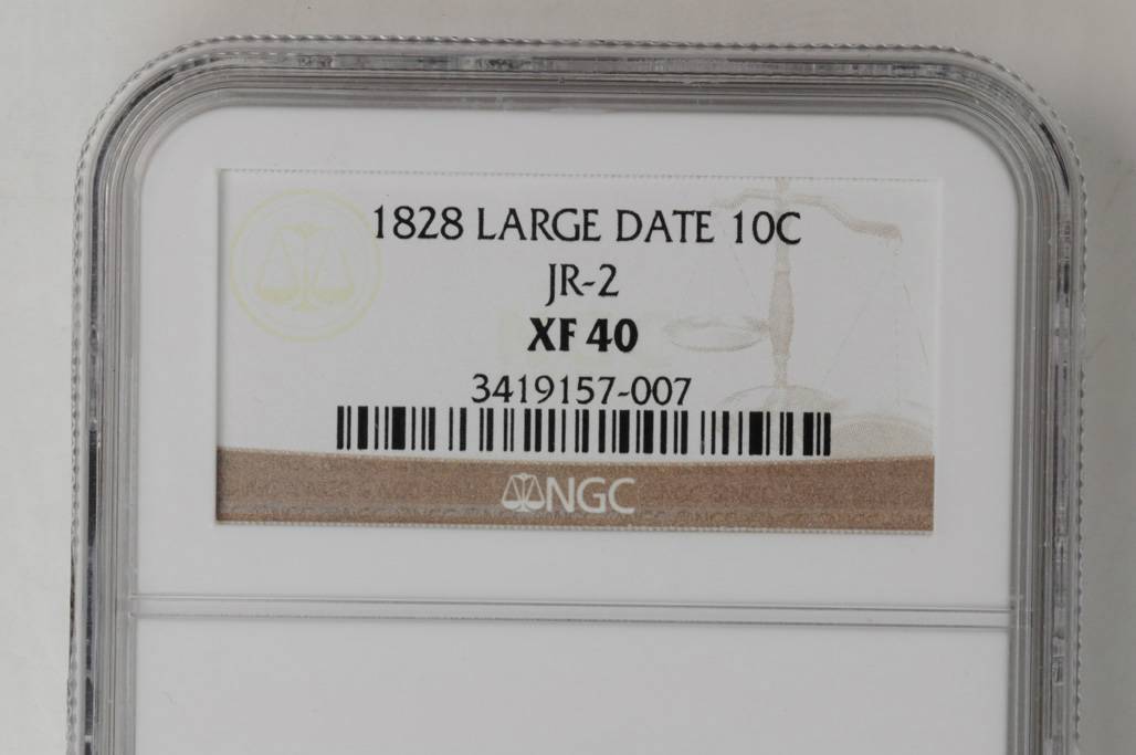 1828 10c Large Planchet, Large Date, JR-2 G6 thumbnail 15