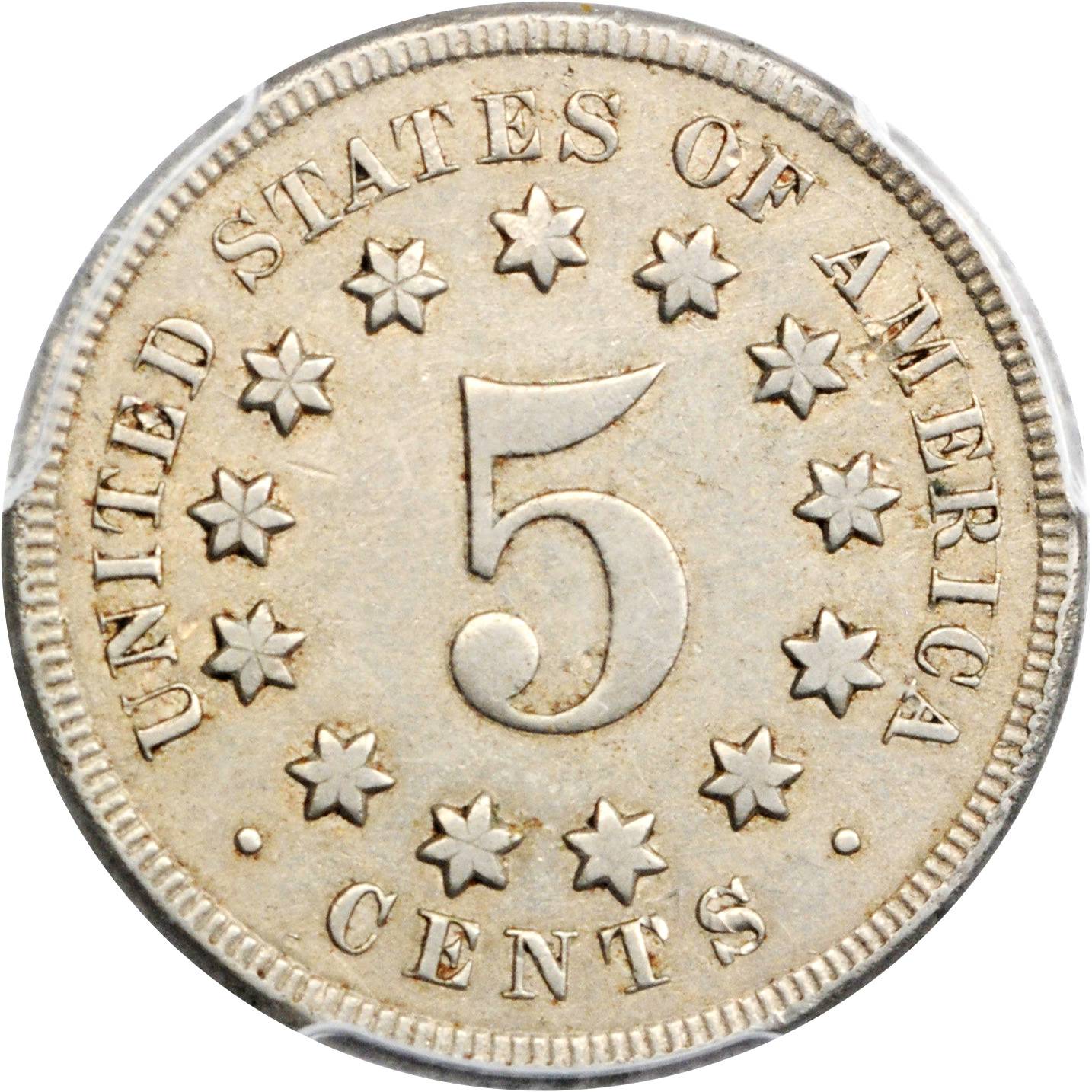 1869 5c Narrow Date, FS-301 VF30 thumbnail 2