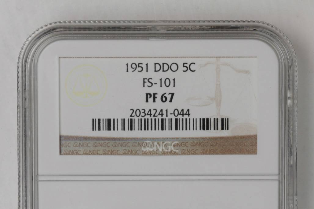 1951 5c Doubled Die Obverse, FS-101 PR65 thumbnail 9