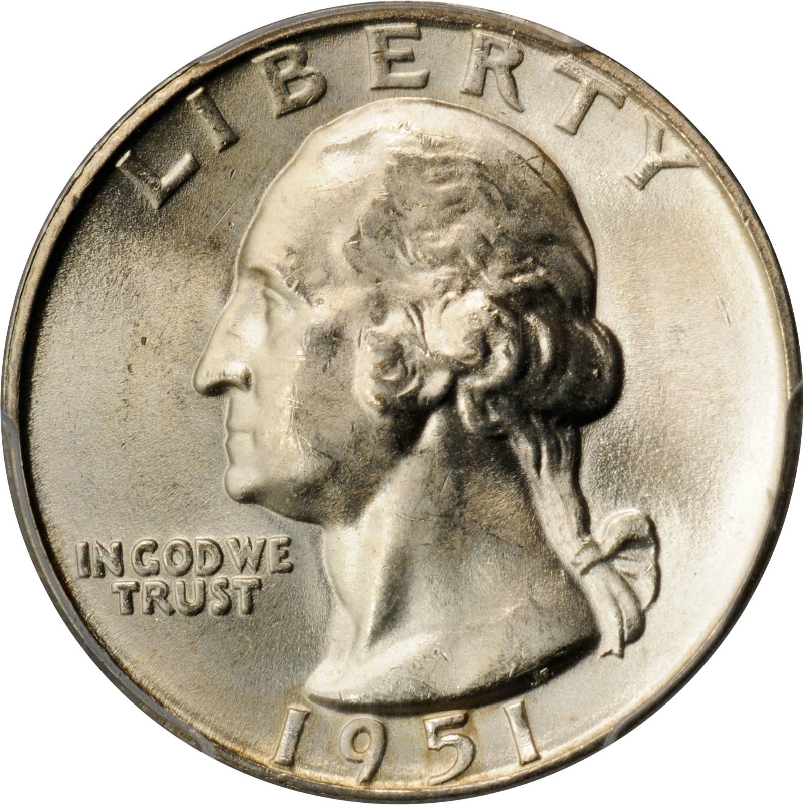 1951-D Washington Quarter. FS-101. Doubled Die Obverse. MS-64 (PCGS).
