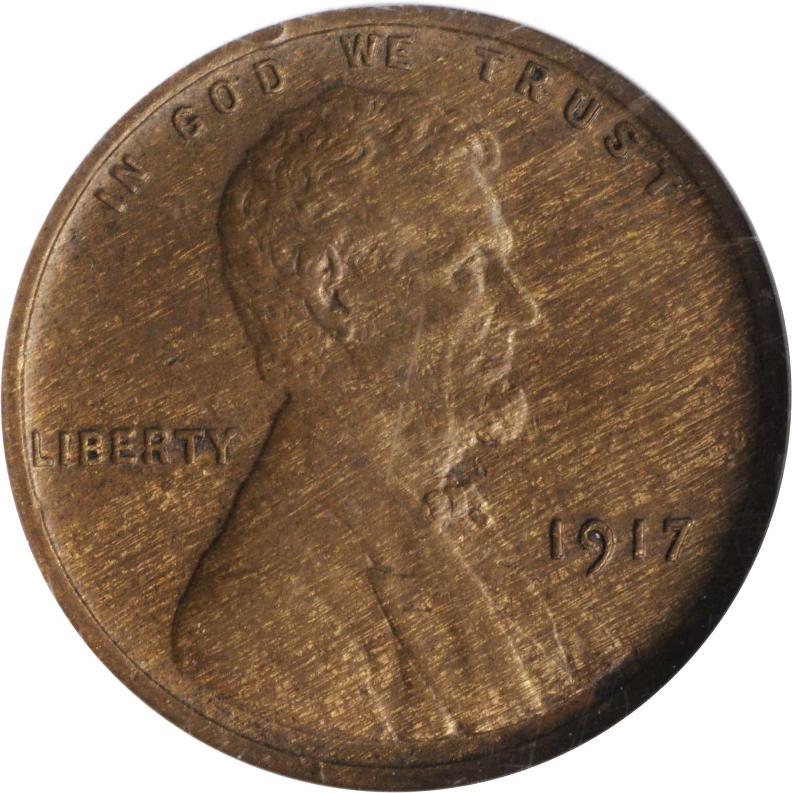 1917 1c Doubled Die Obverse, FS-101 MS BN AG3 BN thumbnail 23
