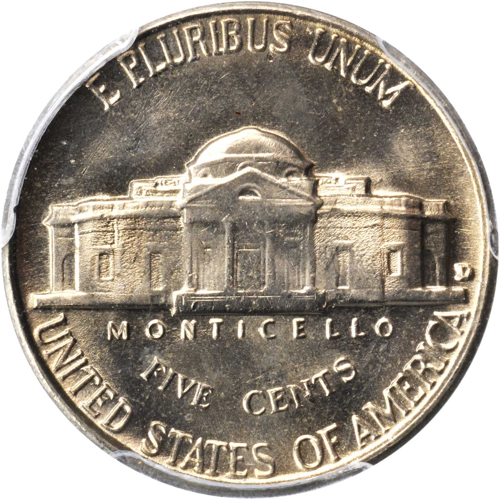 1955-D/S 5c Overmintmark, FS-501 AU50 thumbnail 15